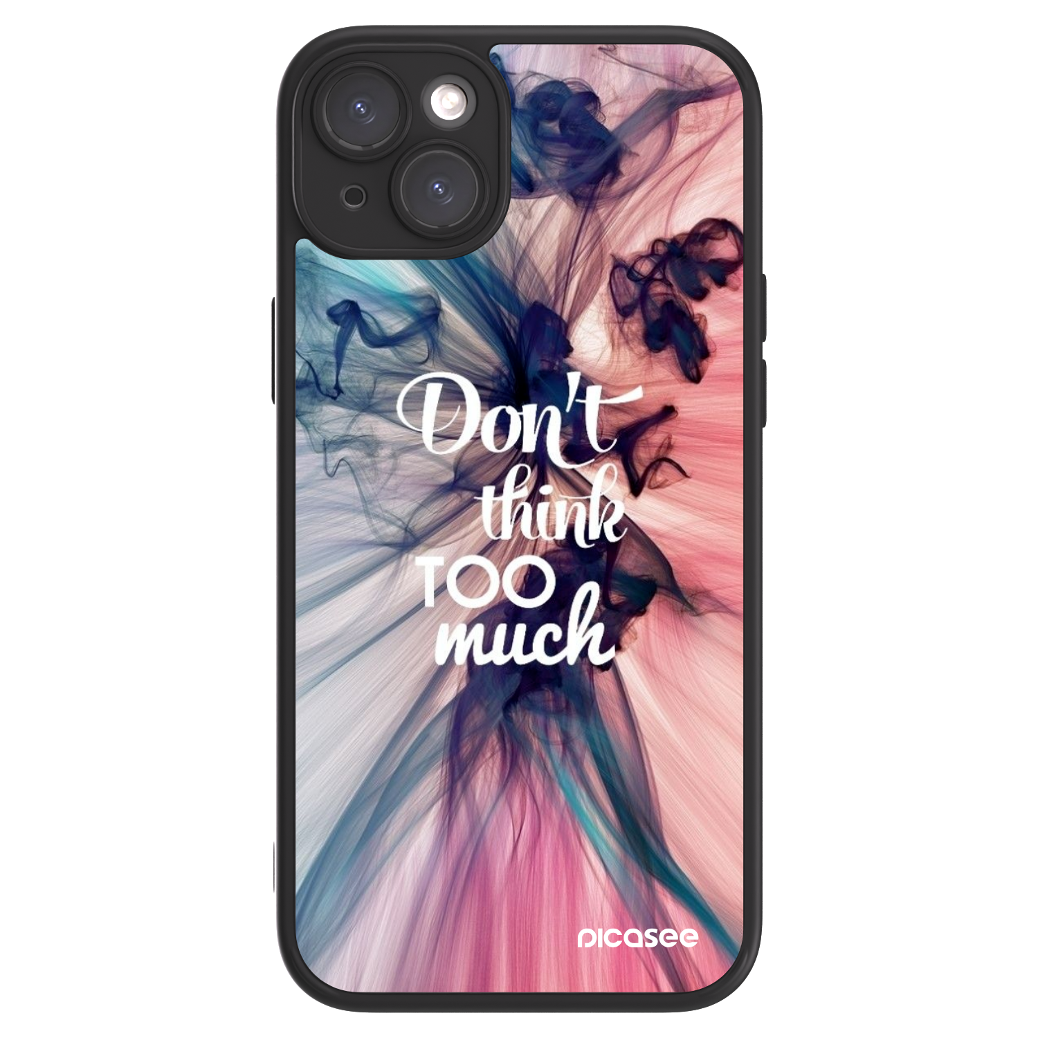 Picasee ULTIMATE CASE pentru Apple iPhone 15 Plus - Don't think TOO much