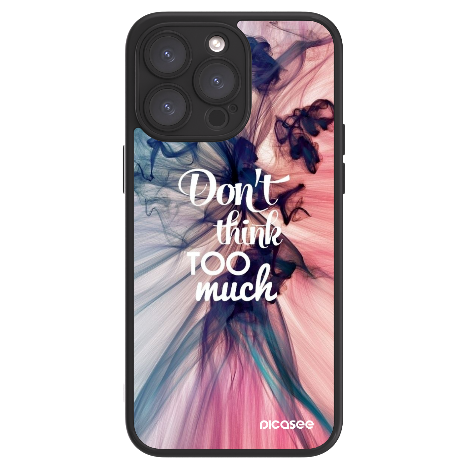 Picasee ULTIMATE CASE pentru Apple iPhone 15 Pro Max - Don't think TOO much