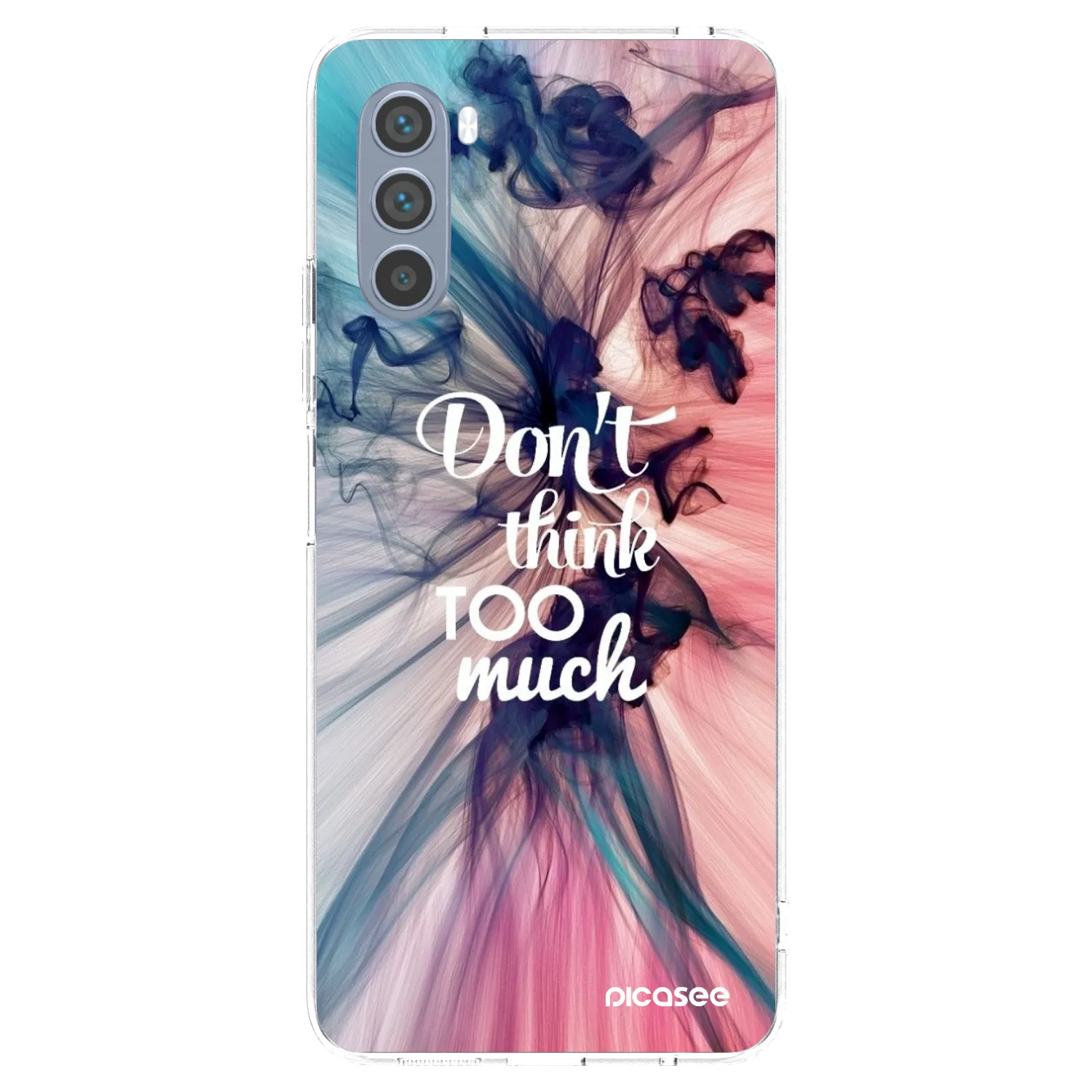 Picasee husă transparentă din silicon pentru Motorola Moto G62 - Don't think TOO much