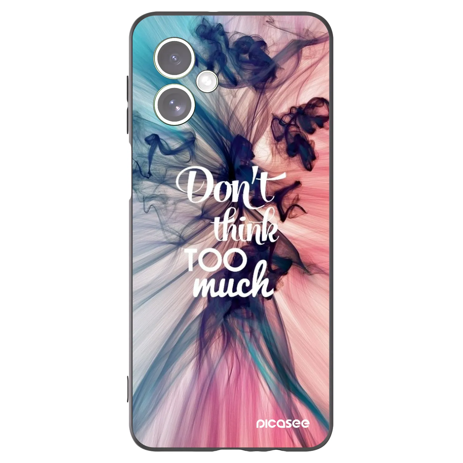 Picasee husă neagră din silicon pentru Motorola Moto G54 5G - Don't think TOO much