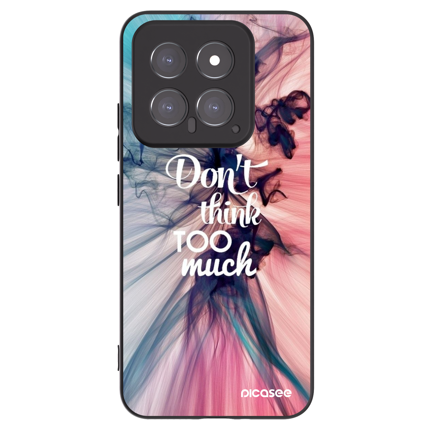 Picasee husă neagră din silicon pentru Xiaomi 14 - Don't think TOO much