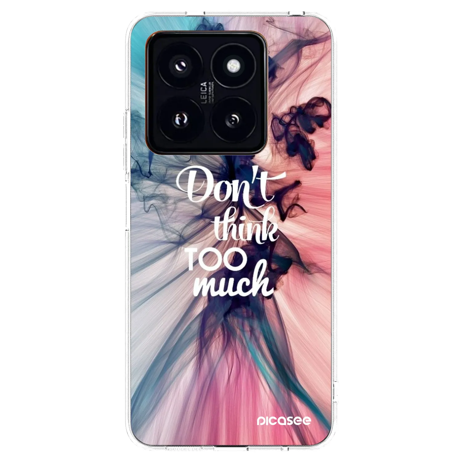 Picasee husă transparentă din silicon pentru Xiaomi 14 Pro - Don't think TOO much