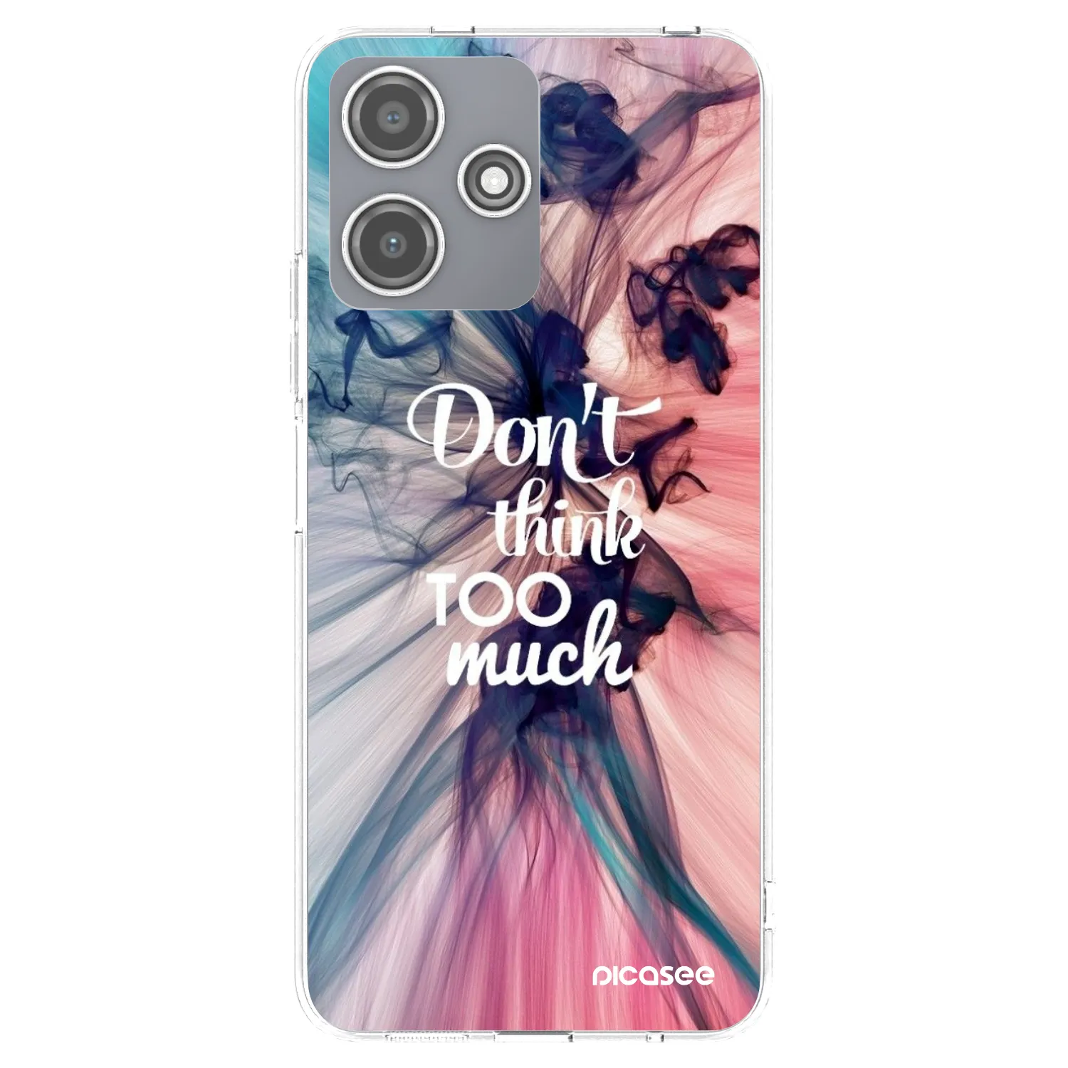 Picasee husă transparentă din silicon pentru Xiaomi Redmi 12 5G - Don't think TOO much