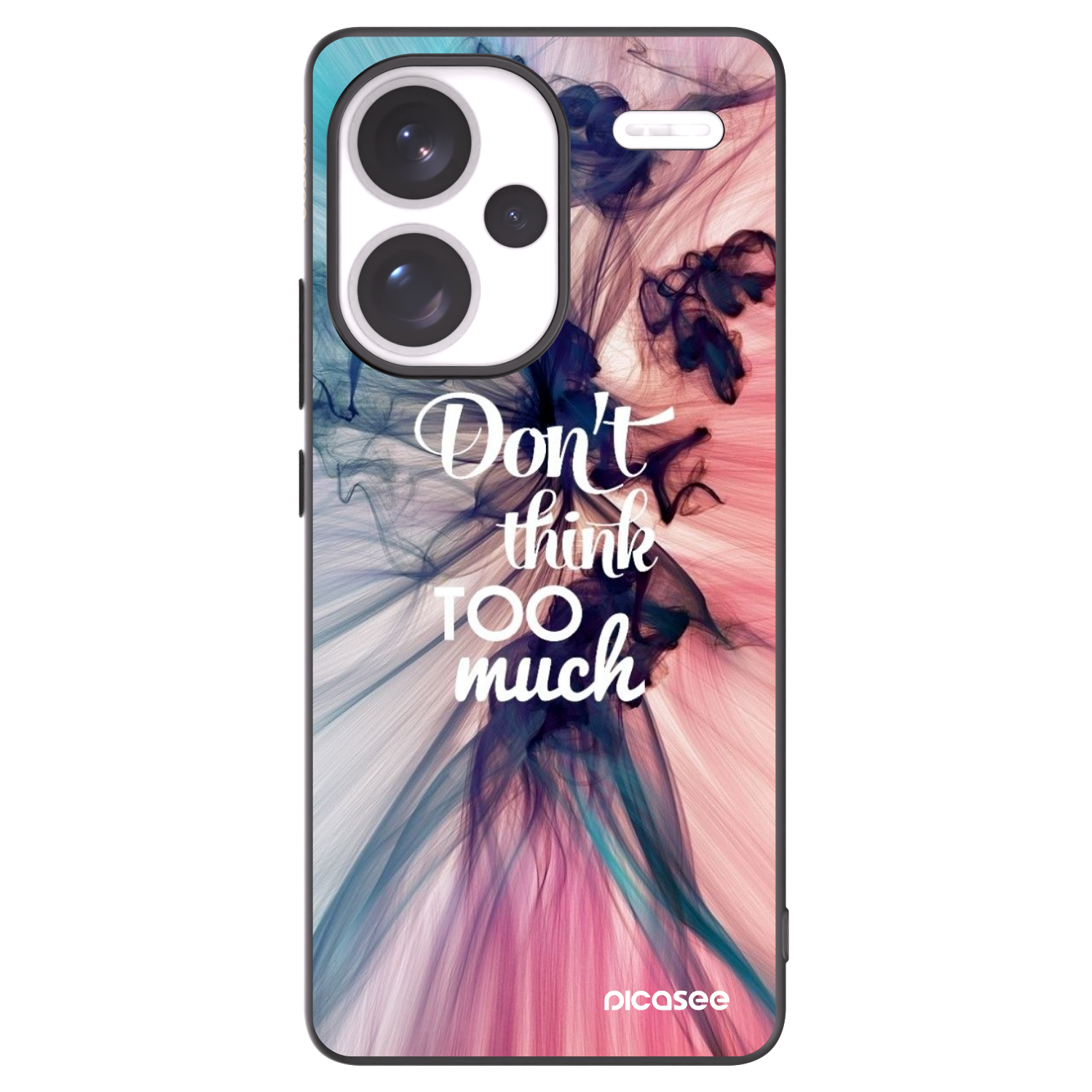 Picasee husă neagră din silicon pentru Xiaomi Redmi Note 13 Pro+ 5G - Don't think TOO much