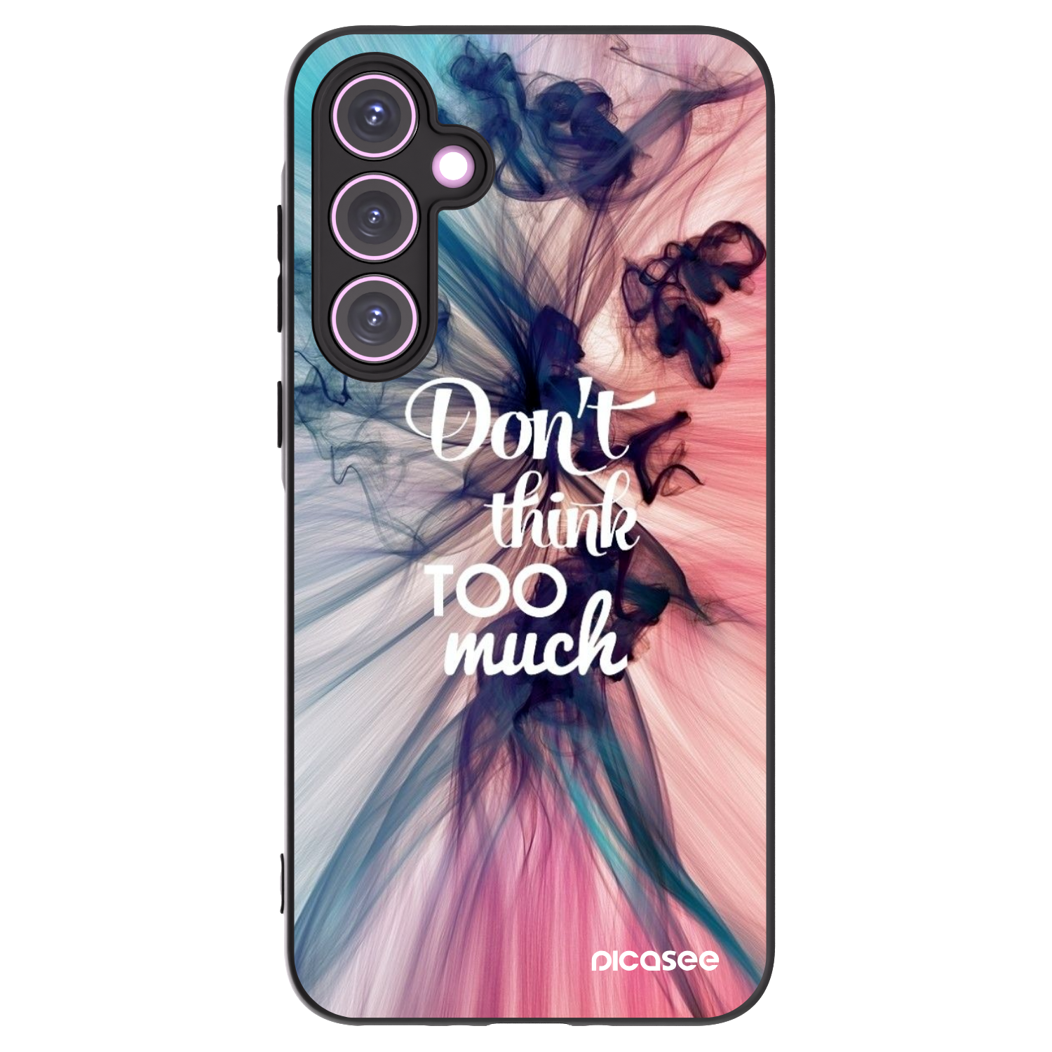 Picasee husă neagră din silicon pentru Samsung Galaxy A35 5G A356B - Don't think TOO much