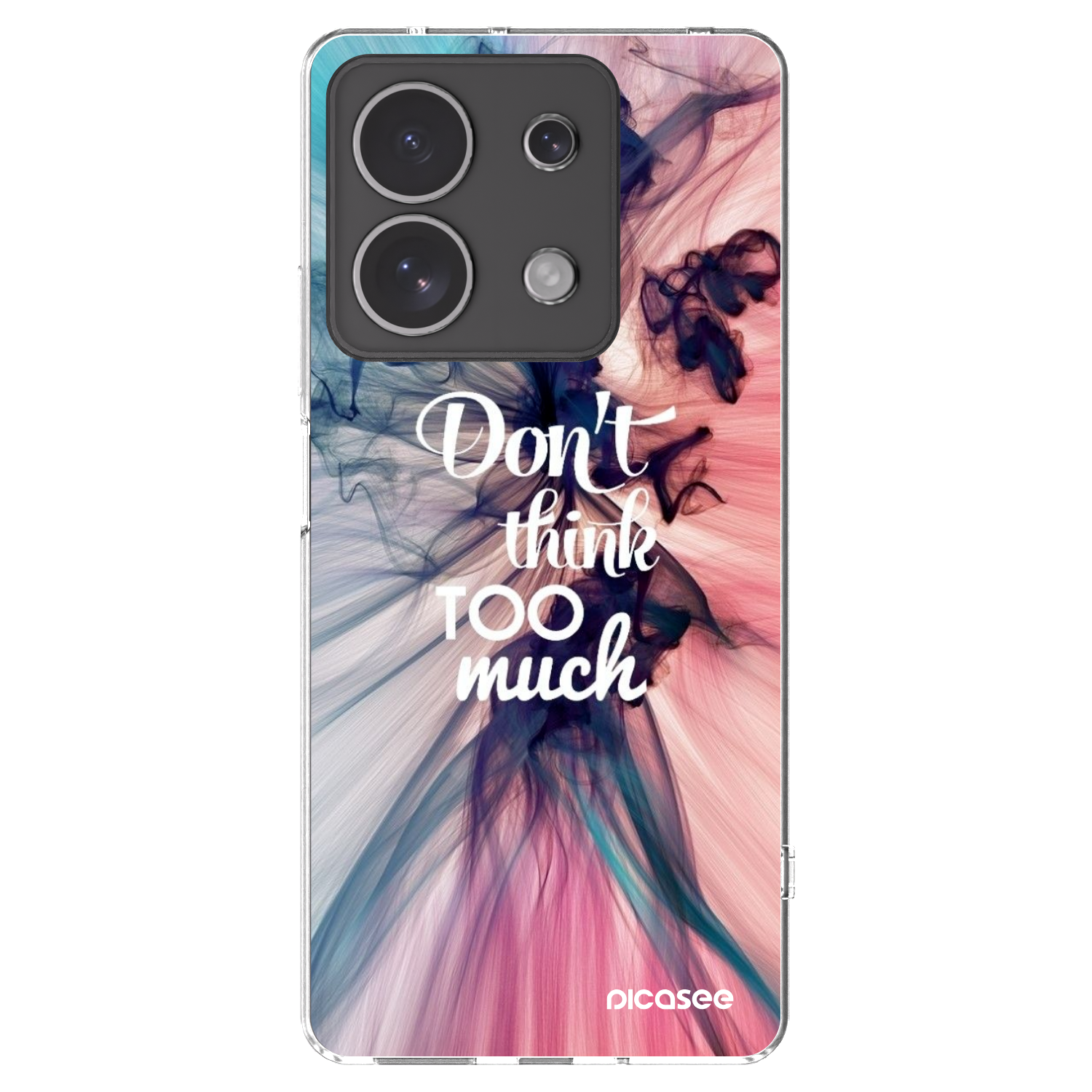 Picasee husă transparentă din silicon pentru Xiaomi Redmi Note 13 4G - Don't think TOO much