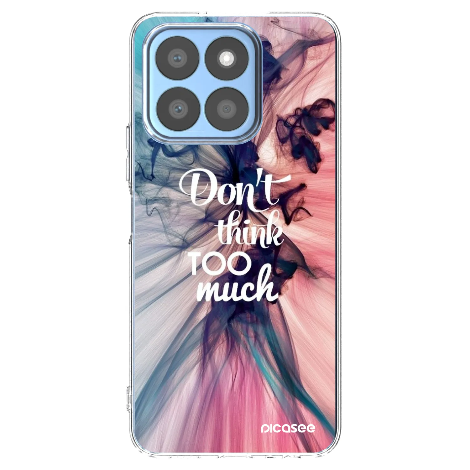 Picasee husă transparentă din silicon pentru Honor X8b - Don't think TOO much