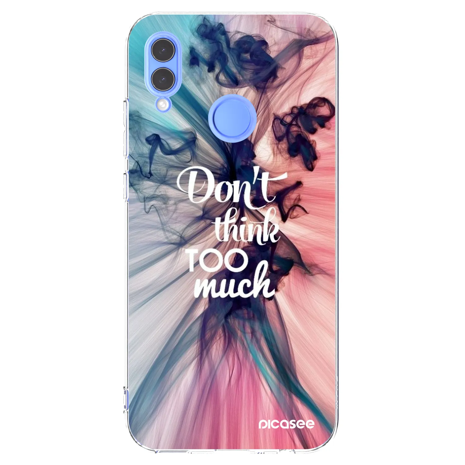 Picasee husă transparentă din silicon pentru Honor 10 Lite - Don't think TOO much