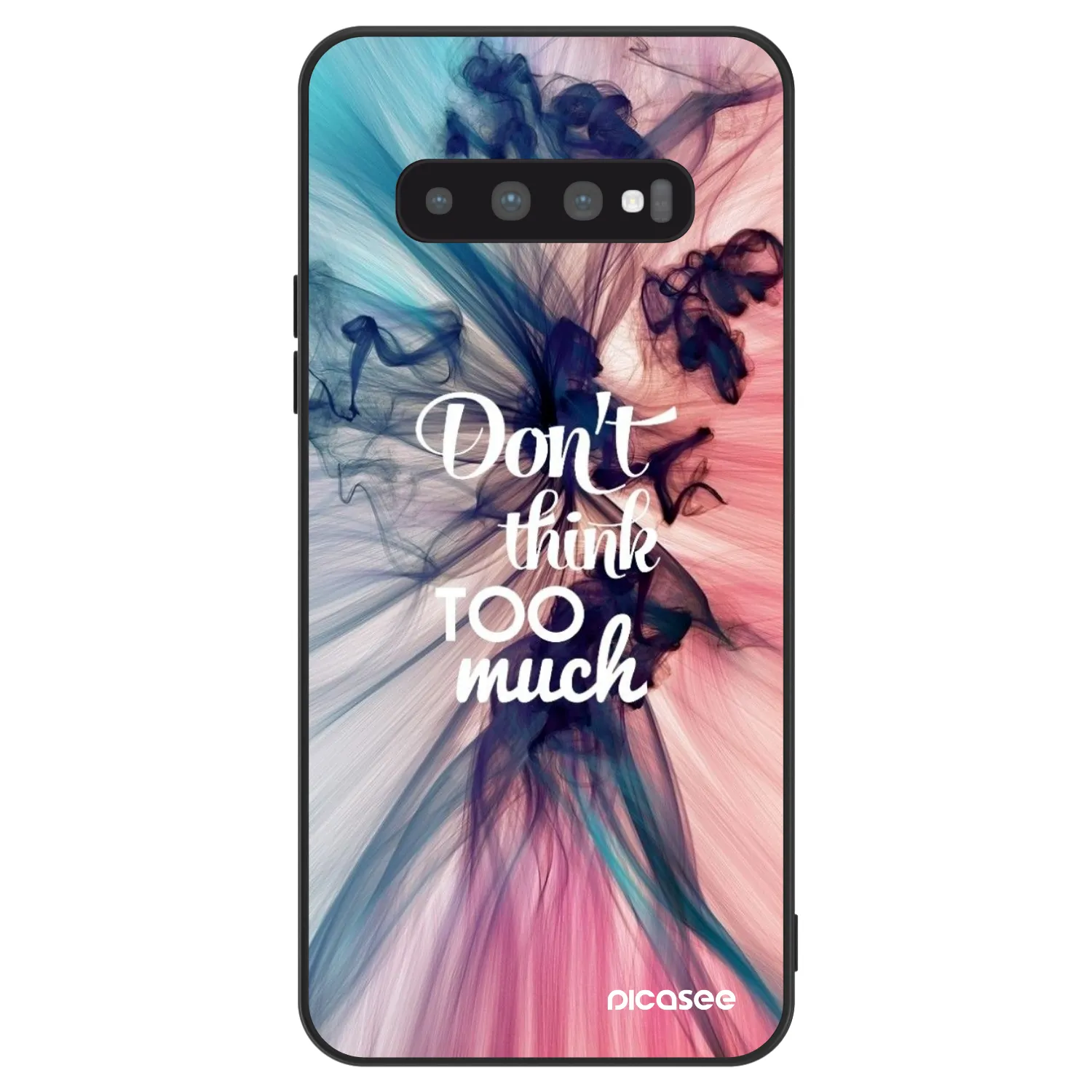 Picasee ULTIMATE CASE pentru Samsung Galaxy S10 Plus G975 - Don't think TOO much