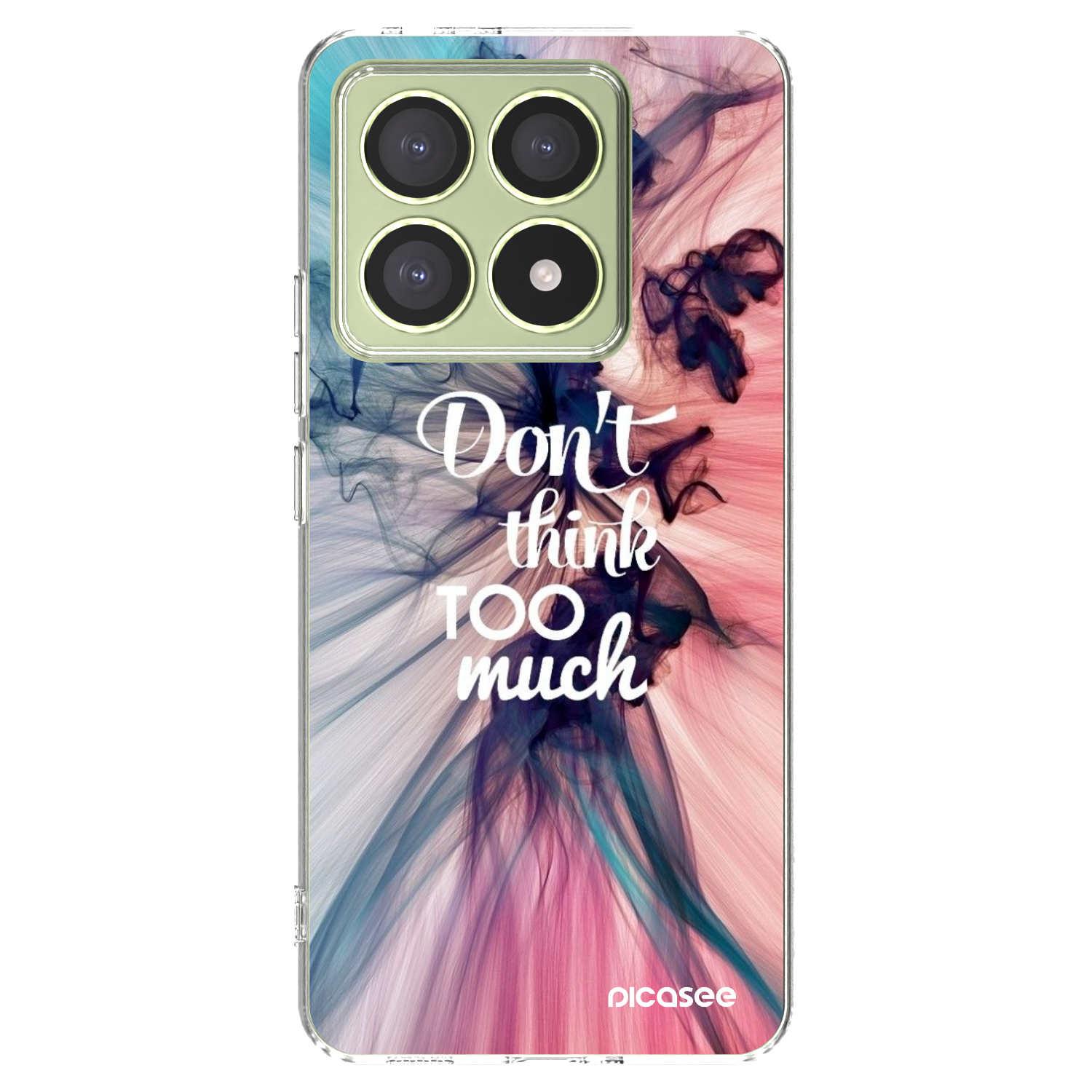 Picasee husă transparentă din silicon pentru Xiaomi 14T - Don't think TOO much