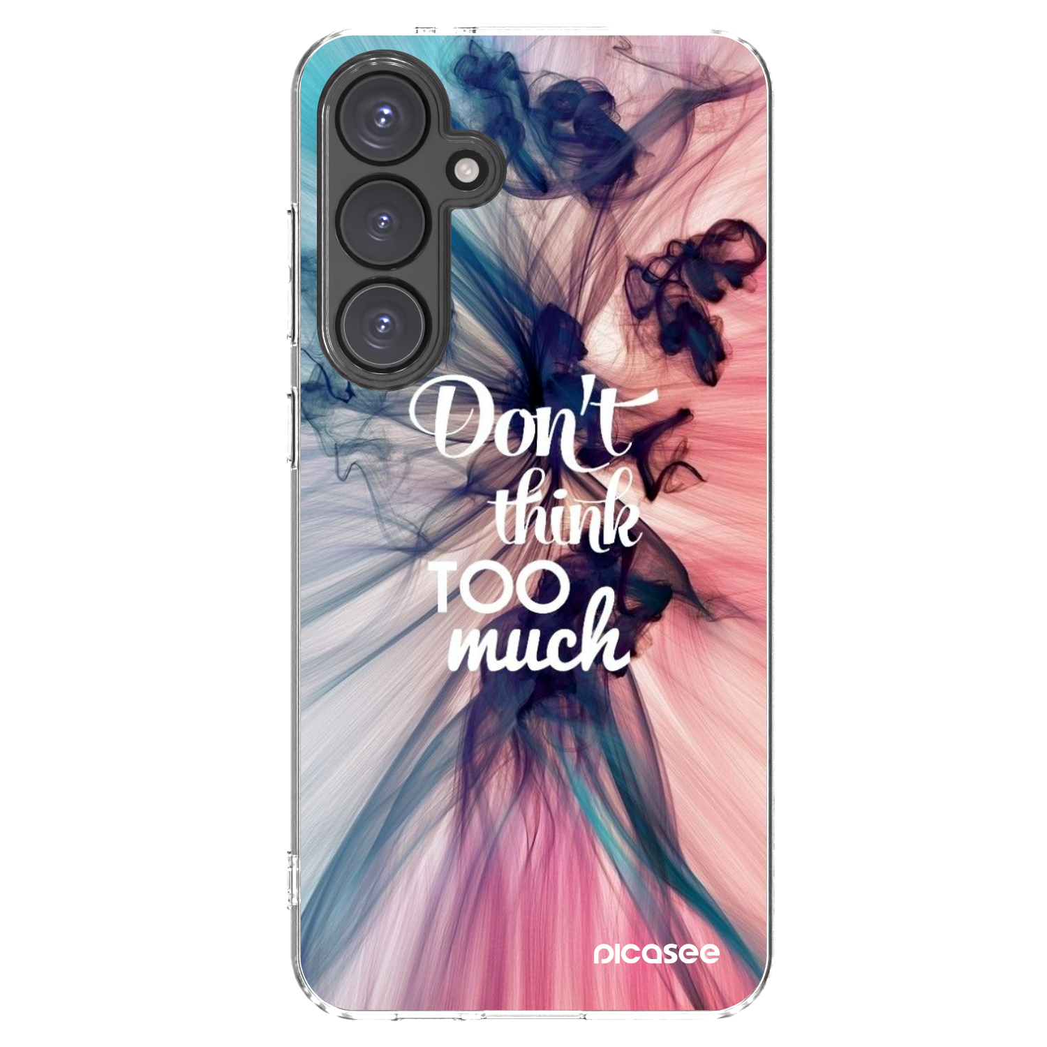 Picasee husă transparentă din silicon pentru Samsung Galaxy S24 FE S721B - Don't think TOO much