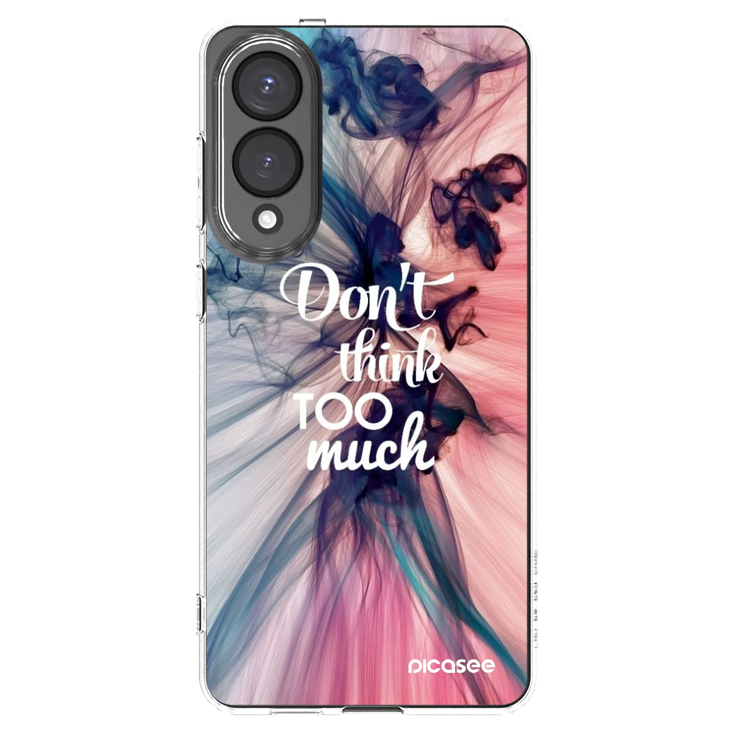 Picasee husă transparentă din silicon pentru Samsung Galaxy S25 Edge 5G - Don't think TOO much