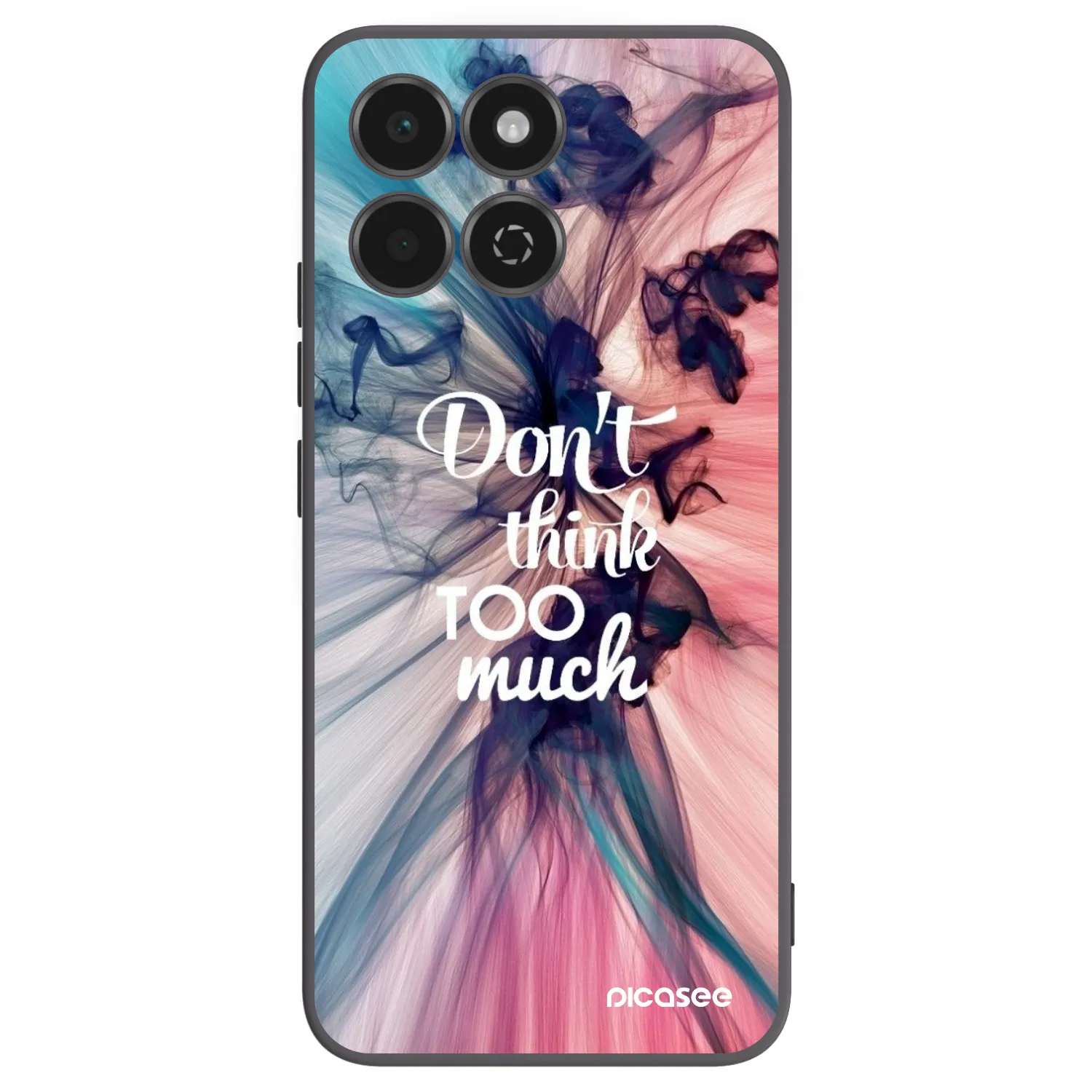 Picasee husă neagră din silicon pentru Honor 200 Smart 5G - Don't think TOO much