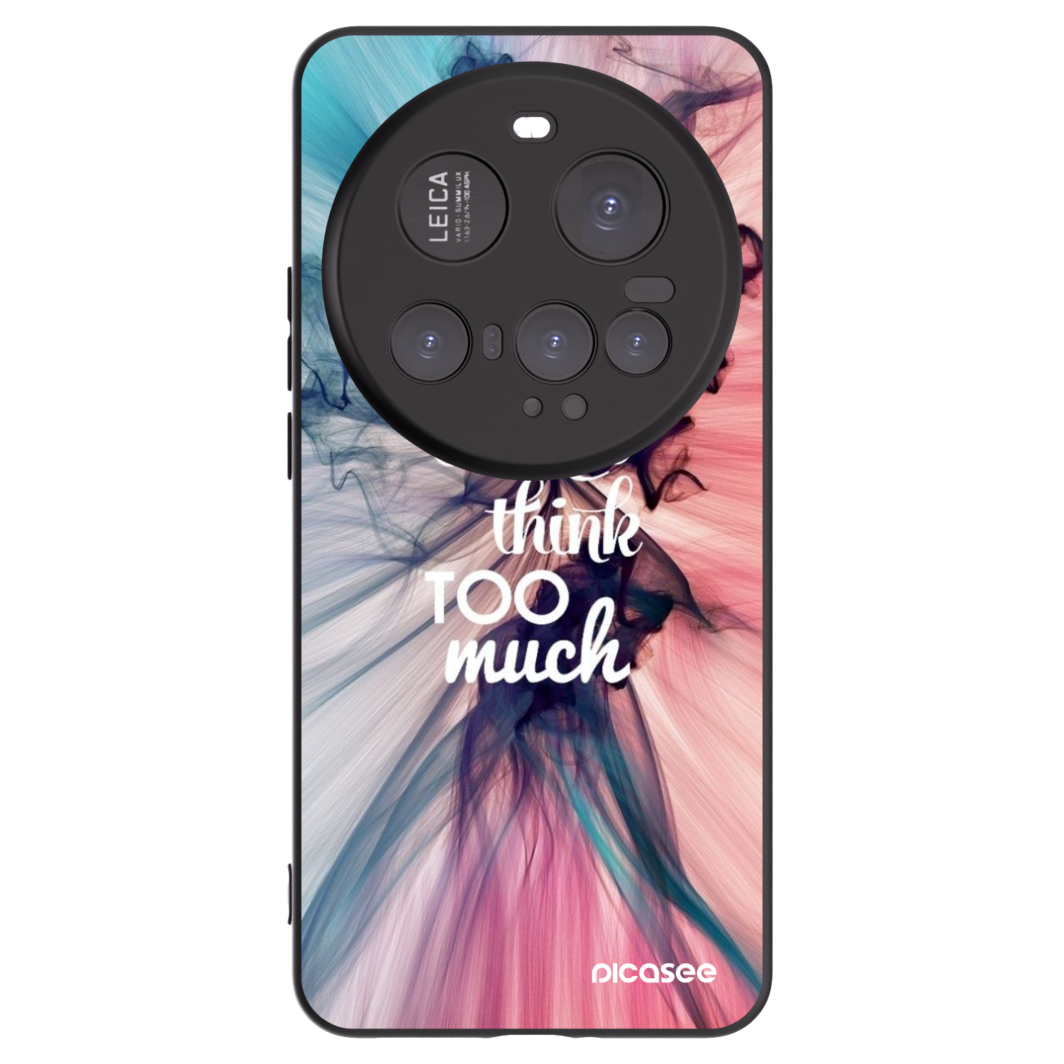 Picasee husă neagră din silicon pentru Xiaomi 15 Ultra - Don't think TOO much