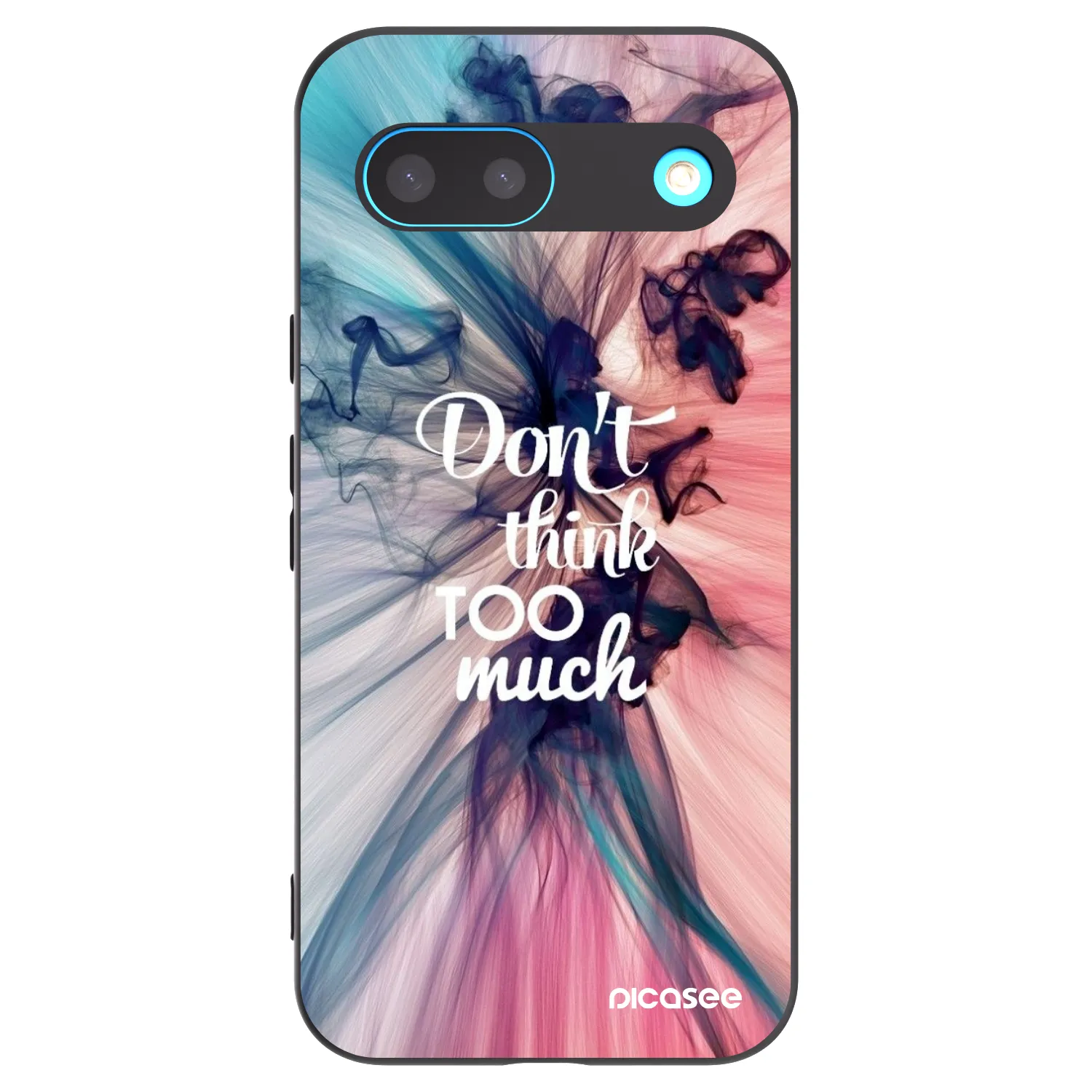 Picasee husă neagră din silicon pentru Google Pixel 8 - Don't think TOO much