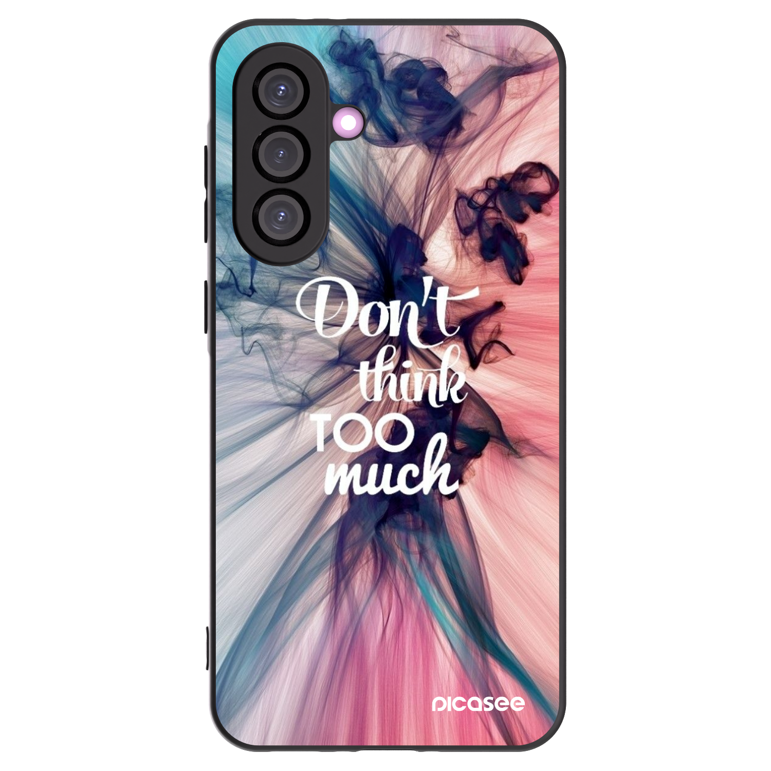 Picasee husă neagră din silicon pentru Samsung Galaxy A36 5G - Don't think TOO much