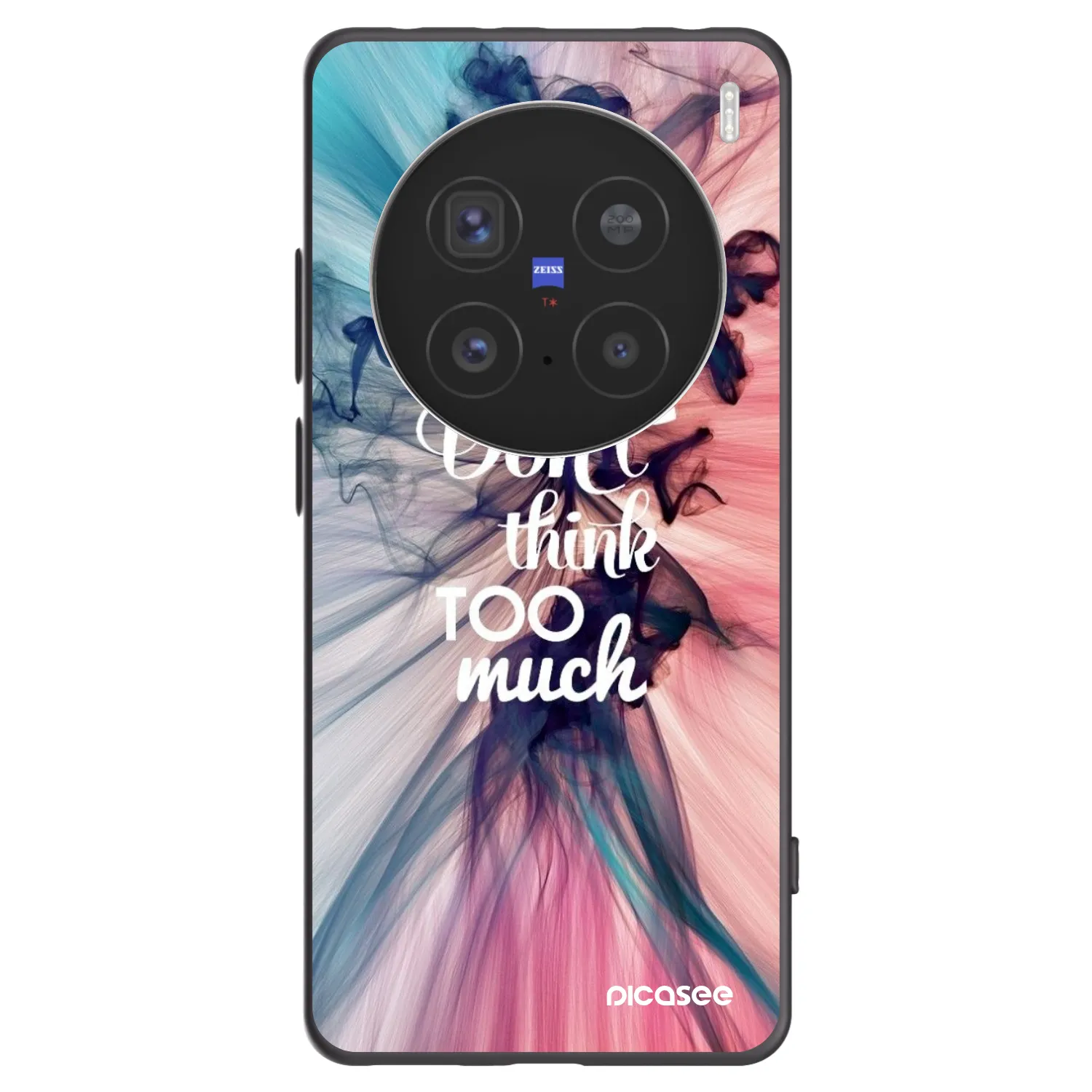 Picasee husă neagră din silicon pentru Vivo X200 Pro - Don't think TOO much