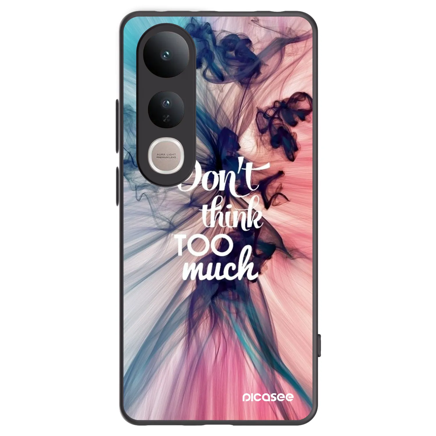 Picasee husă neagră din silicon pentru Vivo V50 Lite 5G - Don't think TOO much