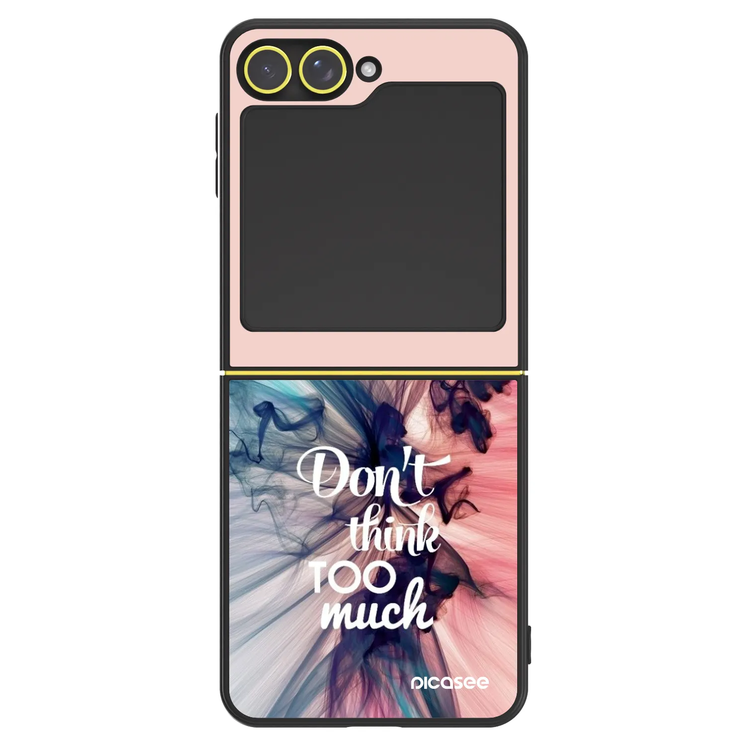 Picasee ULTIMATE CASE pentru Samsung Galaxy Z Flip5 5G - Don't think TOO much