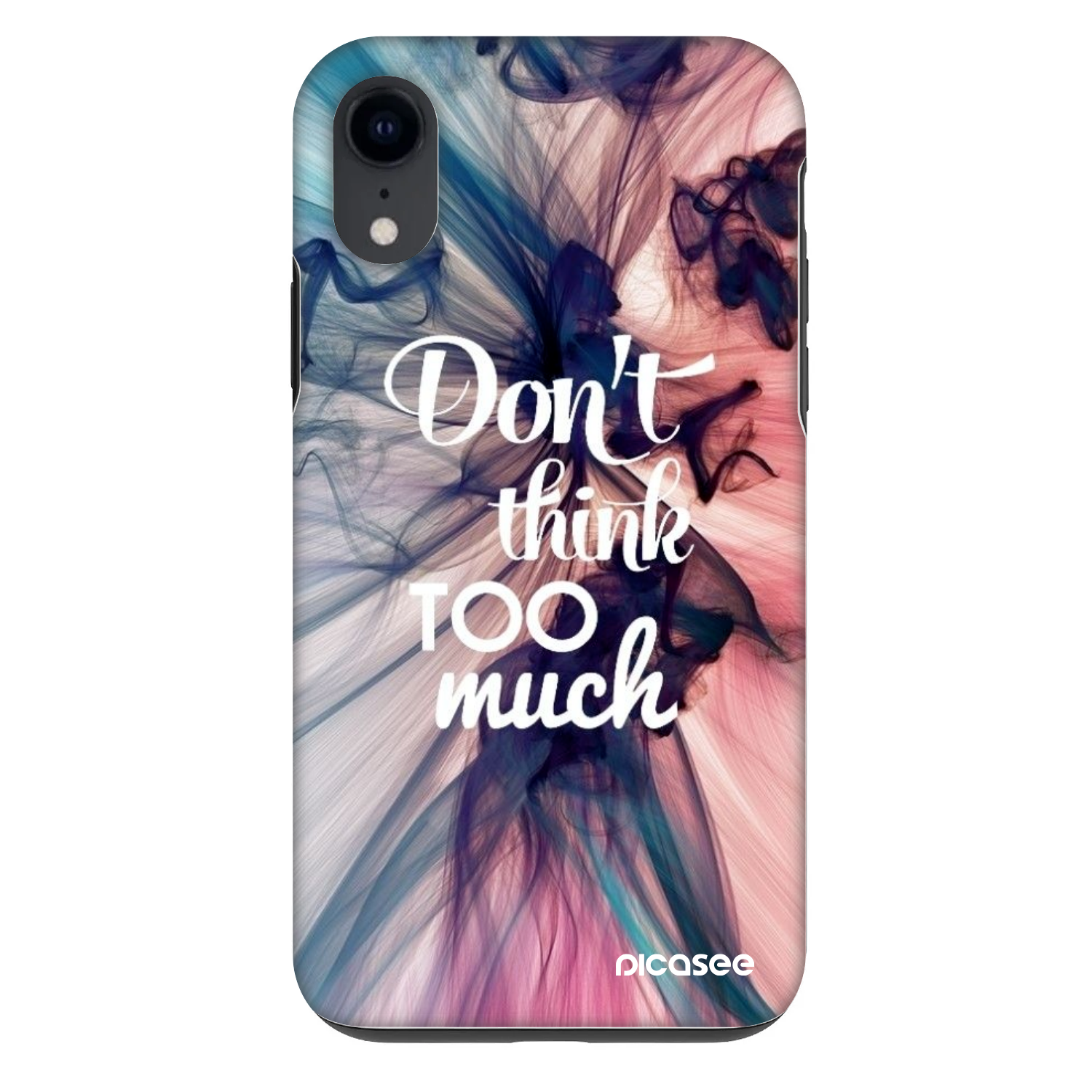 Picasee Fashion Case pentru Apple iPhone XR - Don't think TOO much
