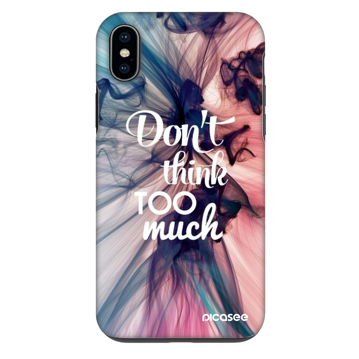 Picasee Fashion Case pentru Apple iPhone XS Max - Don't think TOO much