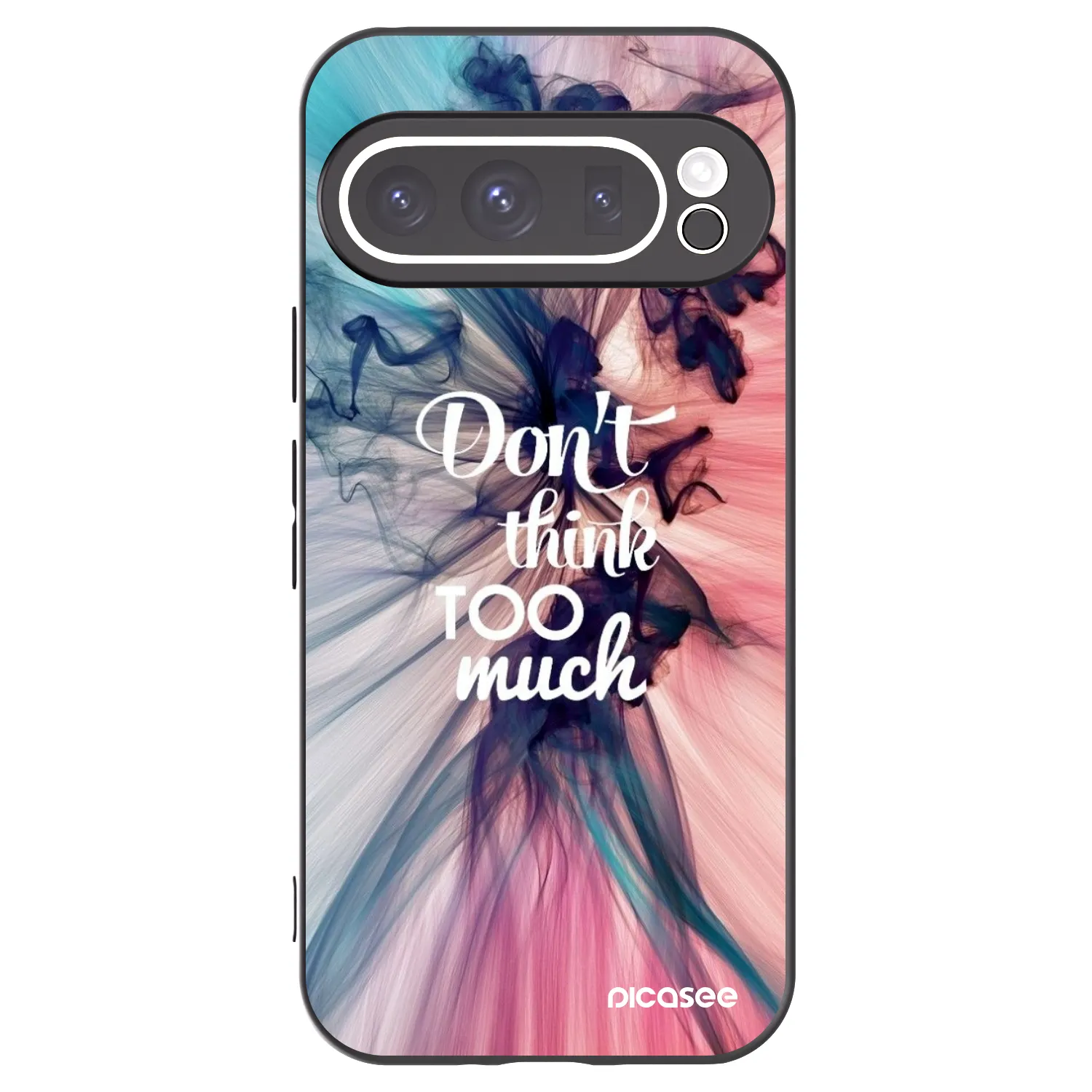 Picasee husă neagră din silicon pentru Google Pixel 9 Pro XL - Don't think TOO much