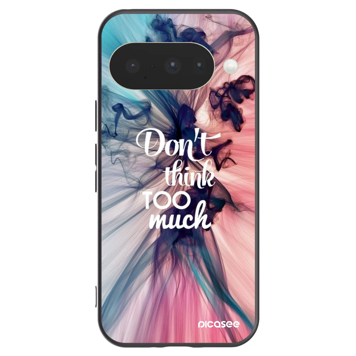 Picasee husă neagră din silicon pentru Google Pixel 10 - Don't think TOO much