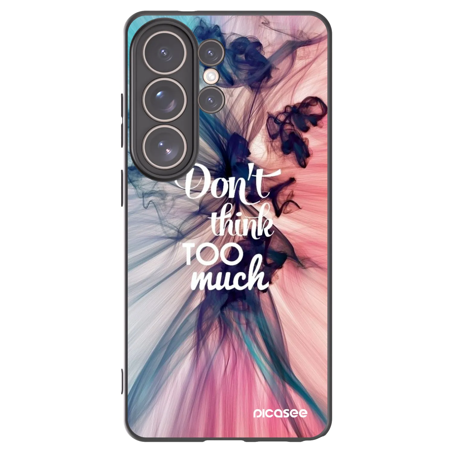 Picasee husă neagră din silicon pentru Samsung Galaxy S26 Ultra - Don't think TOO much