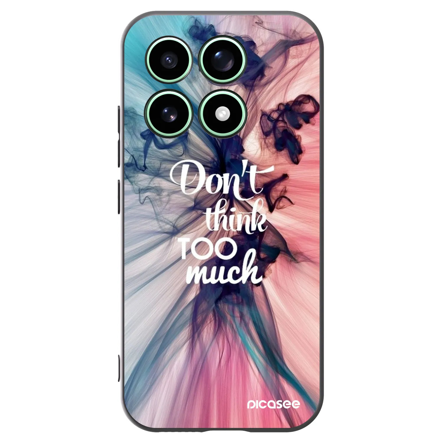 Picasee husă neagră din silicon pentru Xiaomi 17 - Don't think TOO much