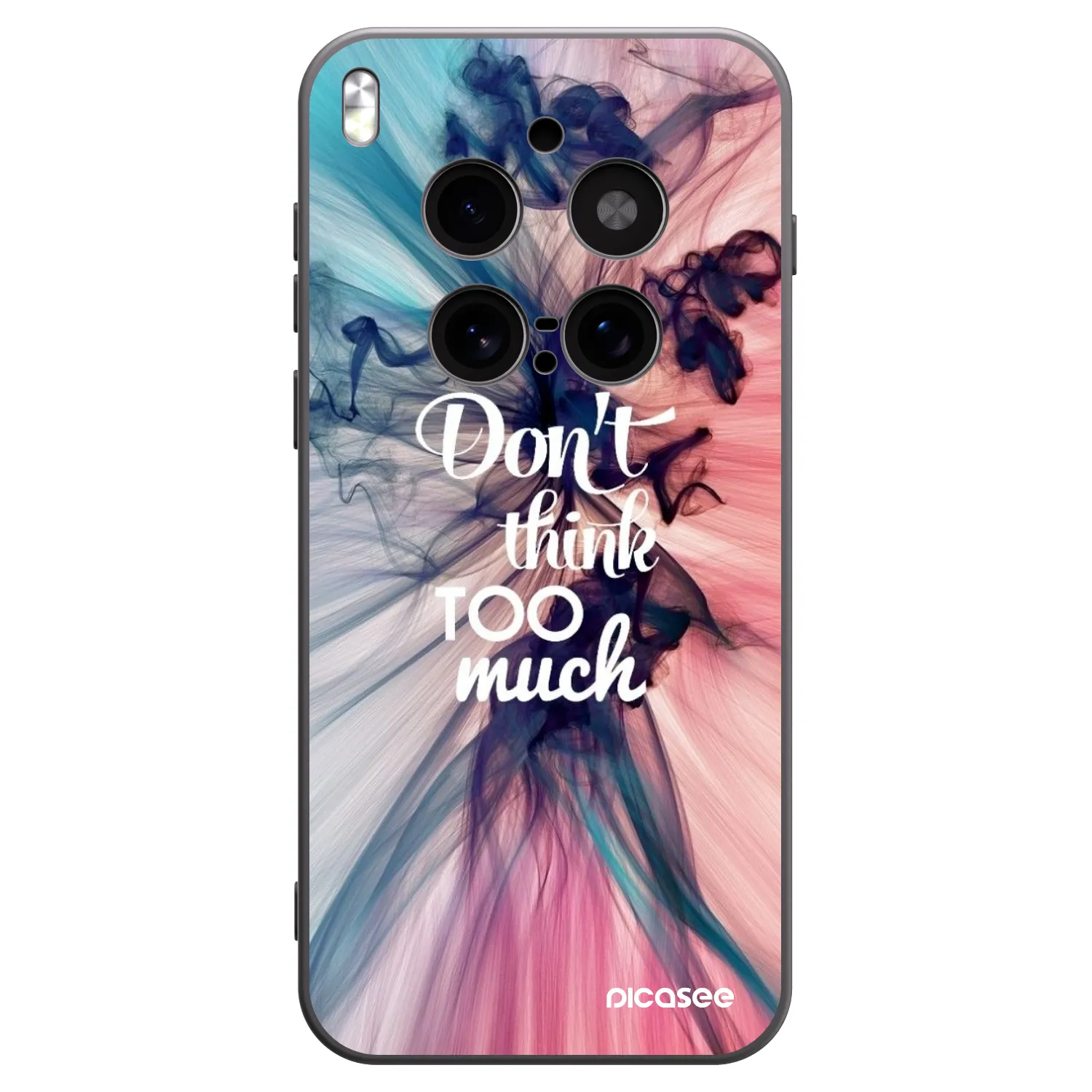 Picasee husă neagră din silicon pentru Vivo X300 Pro - Don't think TOO much