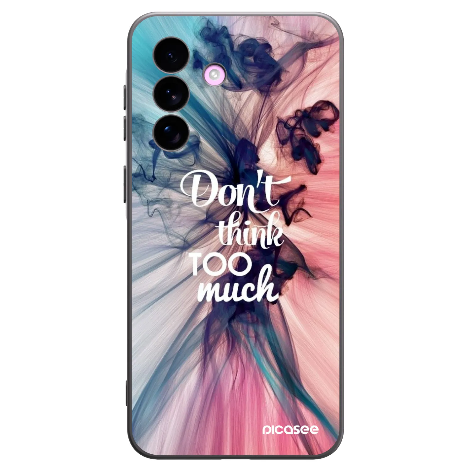 Picasee husă neagră din silicon pentru Samsung Galaxy A57 5G - Don't think TOO much