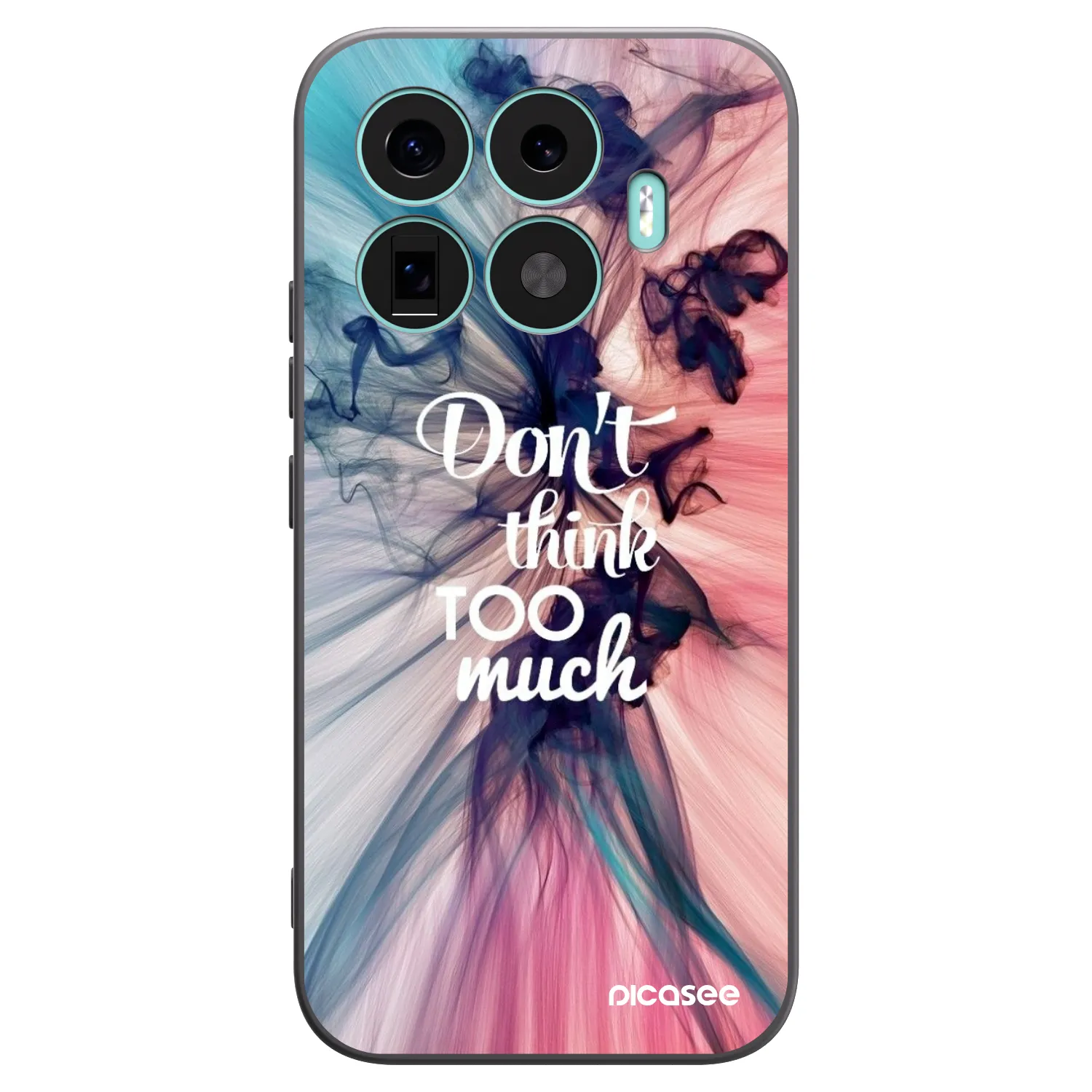 Picasee husă neagră din silicon pentru Xiaomi 17T - Don't think TOO much
