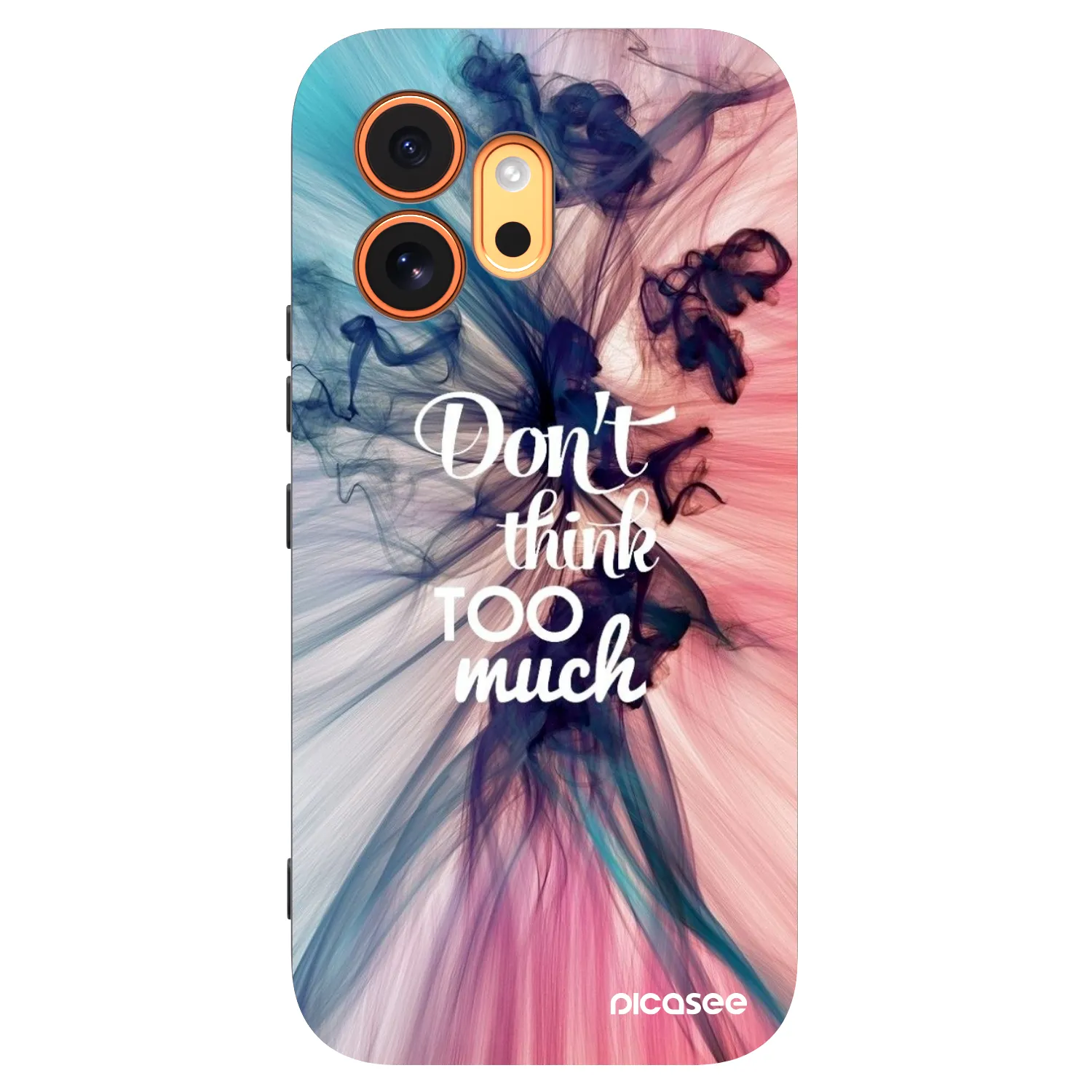 Picasee husă neagră din silicon pentru Honor 600 - Don't think TOO much