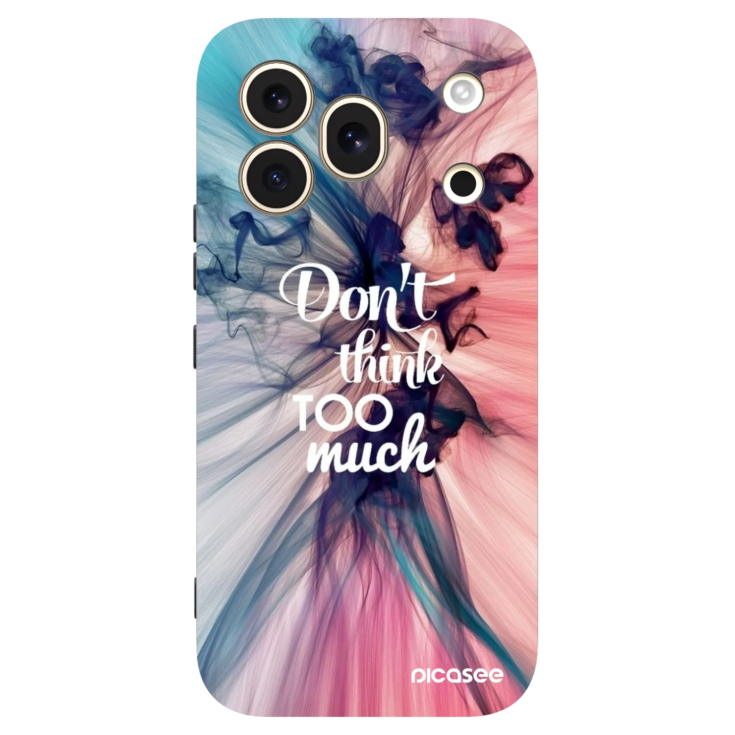 Picasee husă neagră din silicon pentru Honor 600 Pro - Don't think TOO much