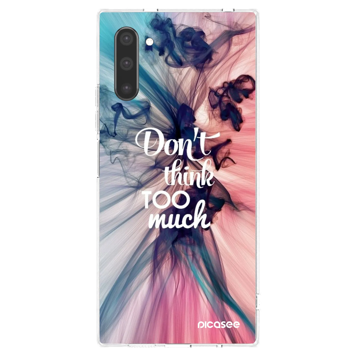 Picasee husă transparentă din silicon pentru Samsung Galaxy Note 10 N970F - Don't think TOO much