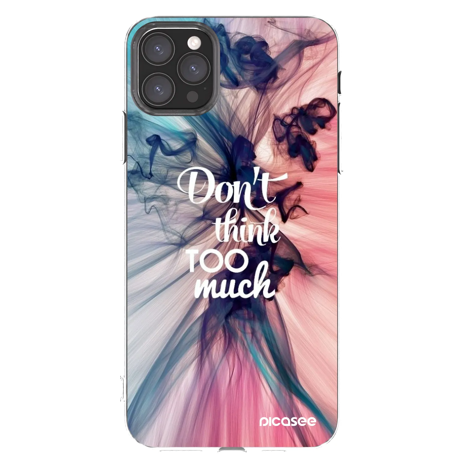 Picasee husă transparentă din silicon pentru Apple iPhone 11 Pro Max - Don't think TOO much