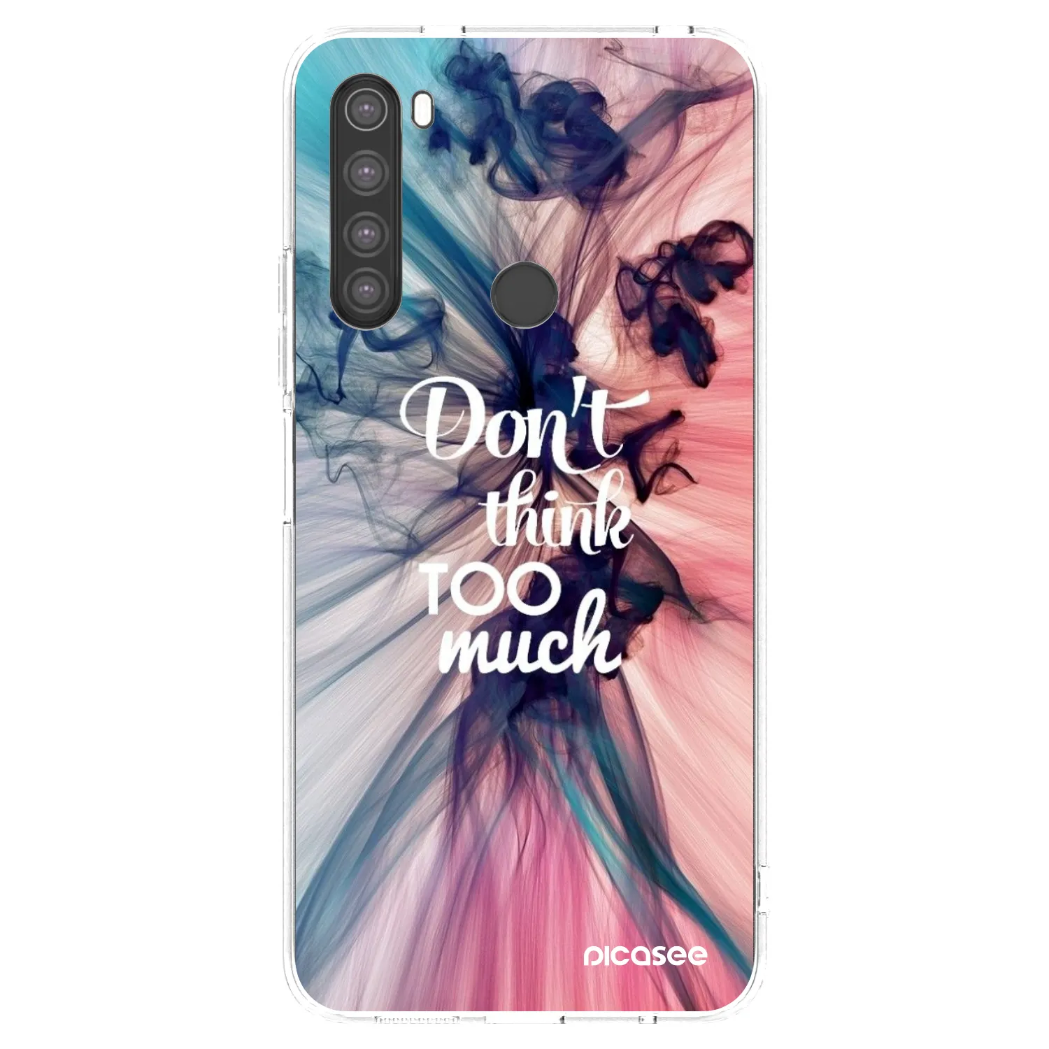 Picasee husă transparentă din silicon pentru Xiaomi Redmi Note 8 - Don't think TOO much