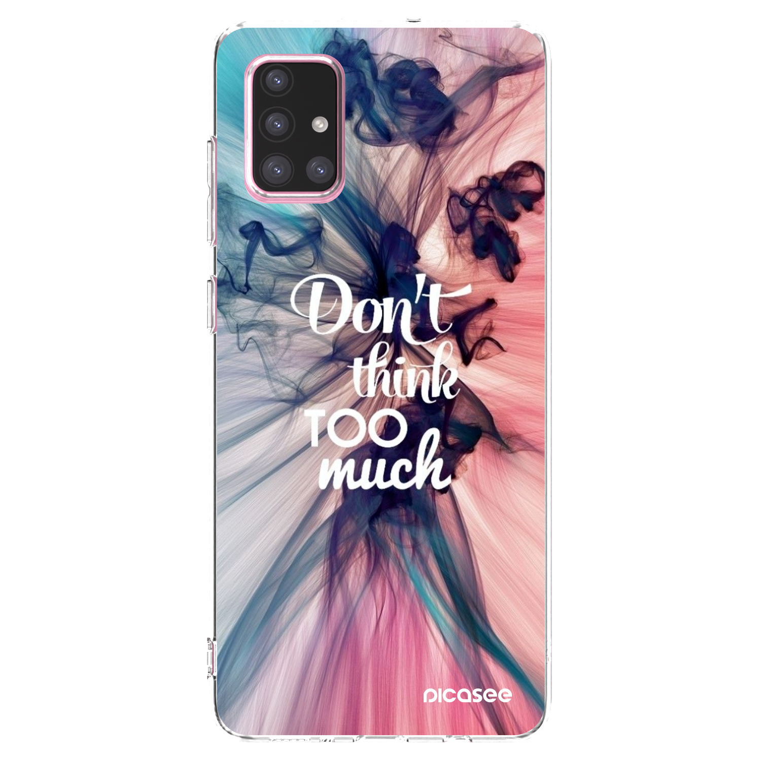 Picasee husă transparentă din silicon pentru Samsung Galaxy A71 A715F - Don't think TOO much