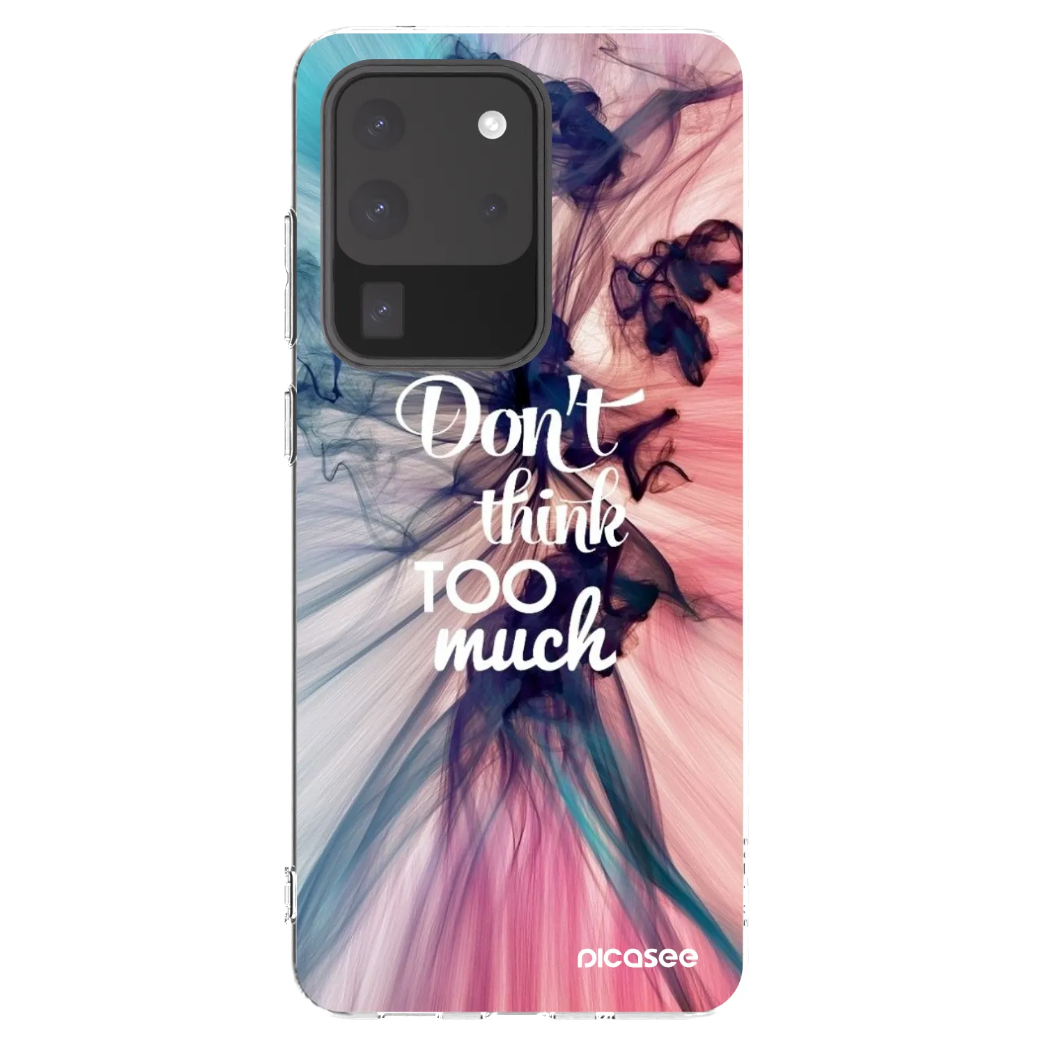 Picasee husă transparentă din silicon pentru Samsung Galaxy S20 Ultra 5G G988F - Don't think TOO much