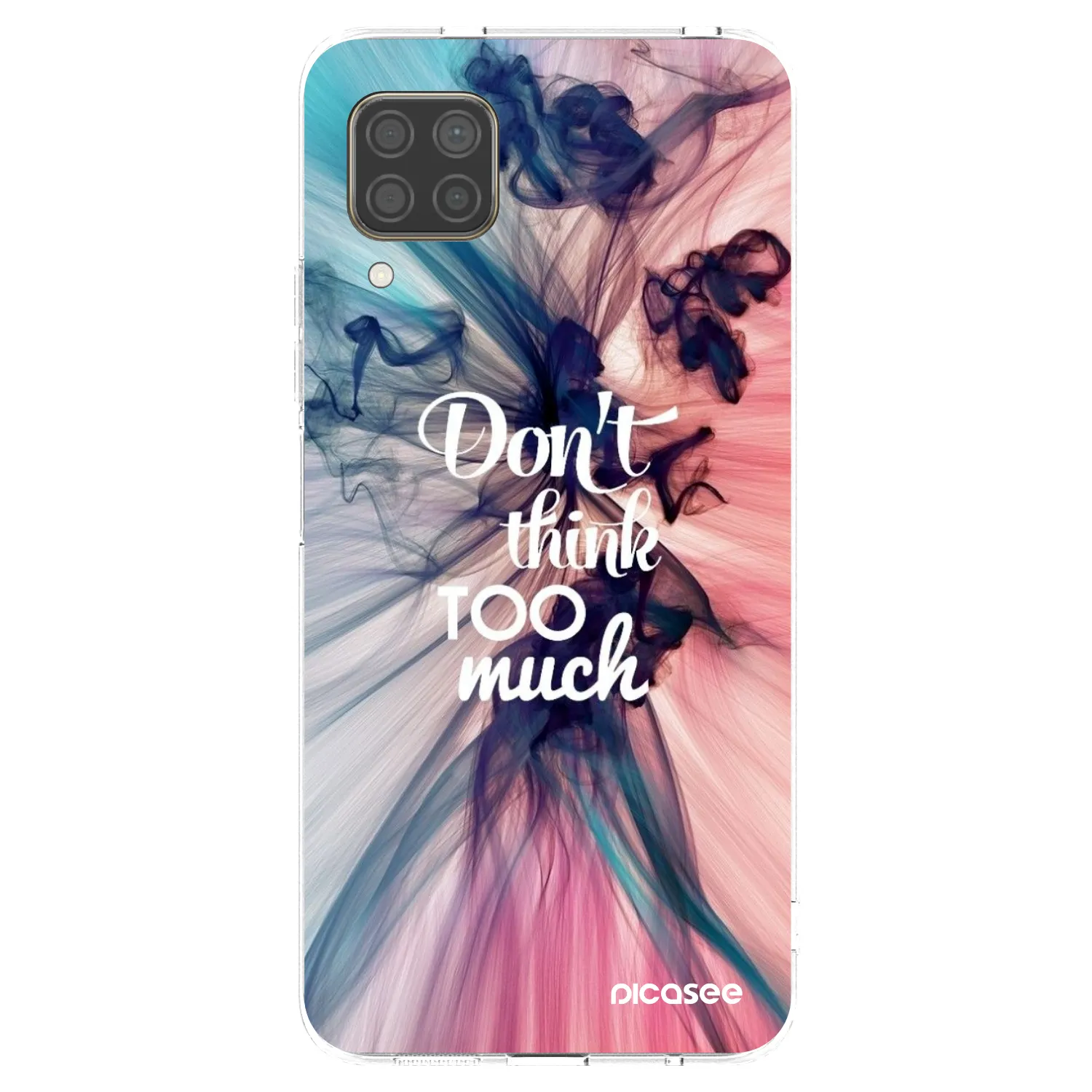 Picasee husă transparentă din silicon pentru Huawei P40 Lite - Don't think TOO much
