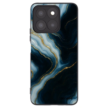 Picasee husă neagră din silicon pentru Honor X8b - Luna