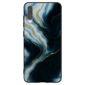 Picasee husă neagră din silicon pentru Samsung Galaxy A70 A705F - Luna