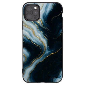 Picasee husă neagră din silicon pentru Apple iPhone 11 Pro Max - Luna