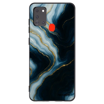 Picasee husă neagră din silicon pentru Samsung Galaxy A21s - Luna
