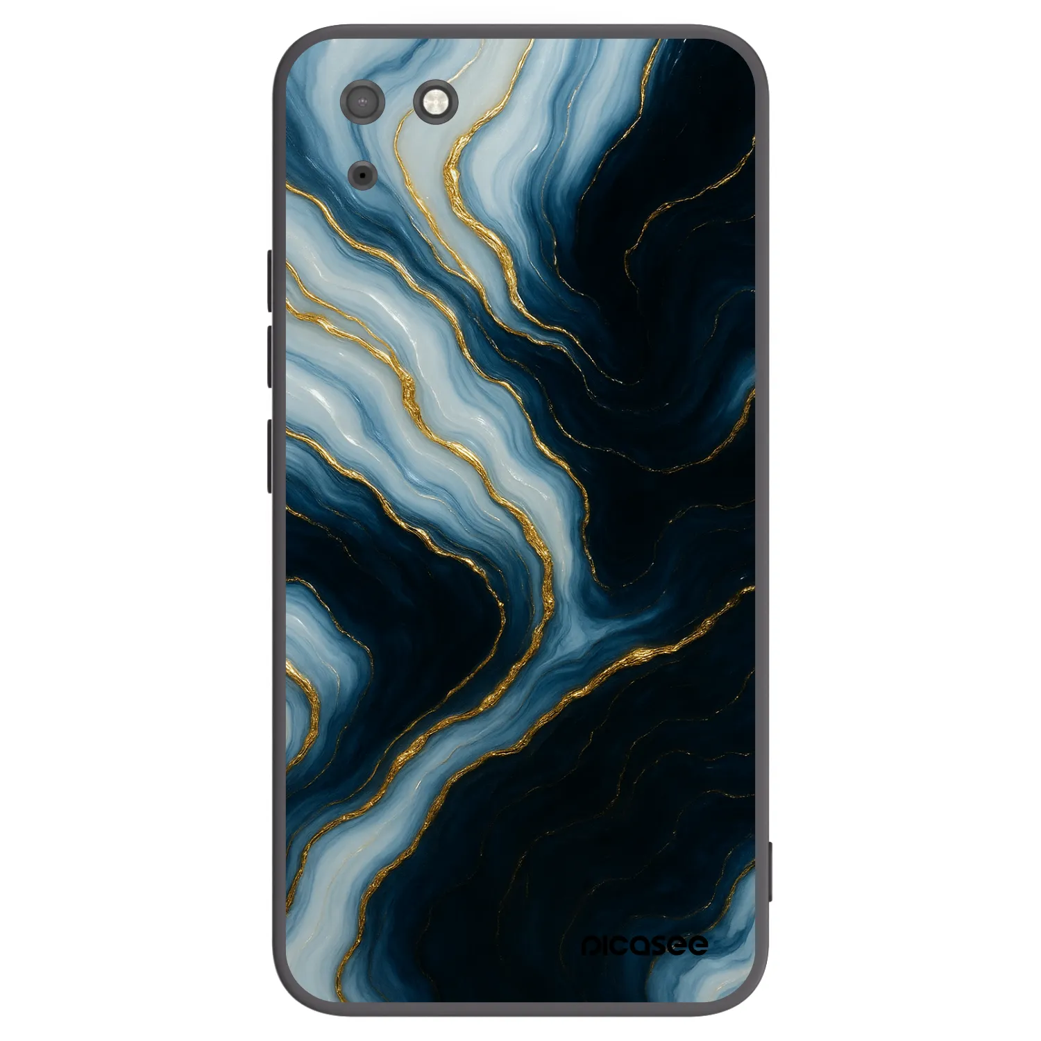 Picasee husă neagră din silicon pentru Huawei Y5P - Luna