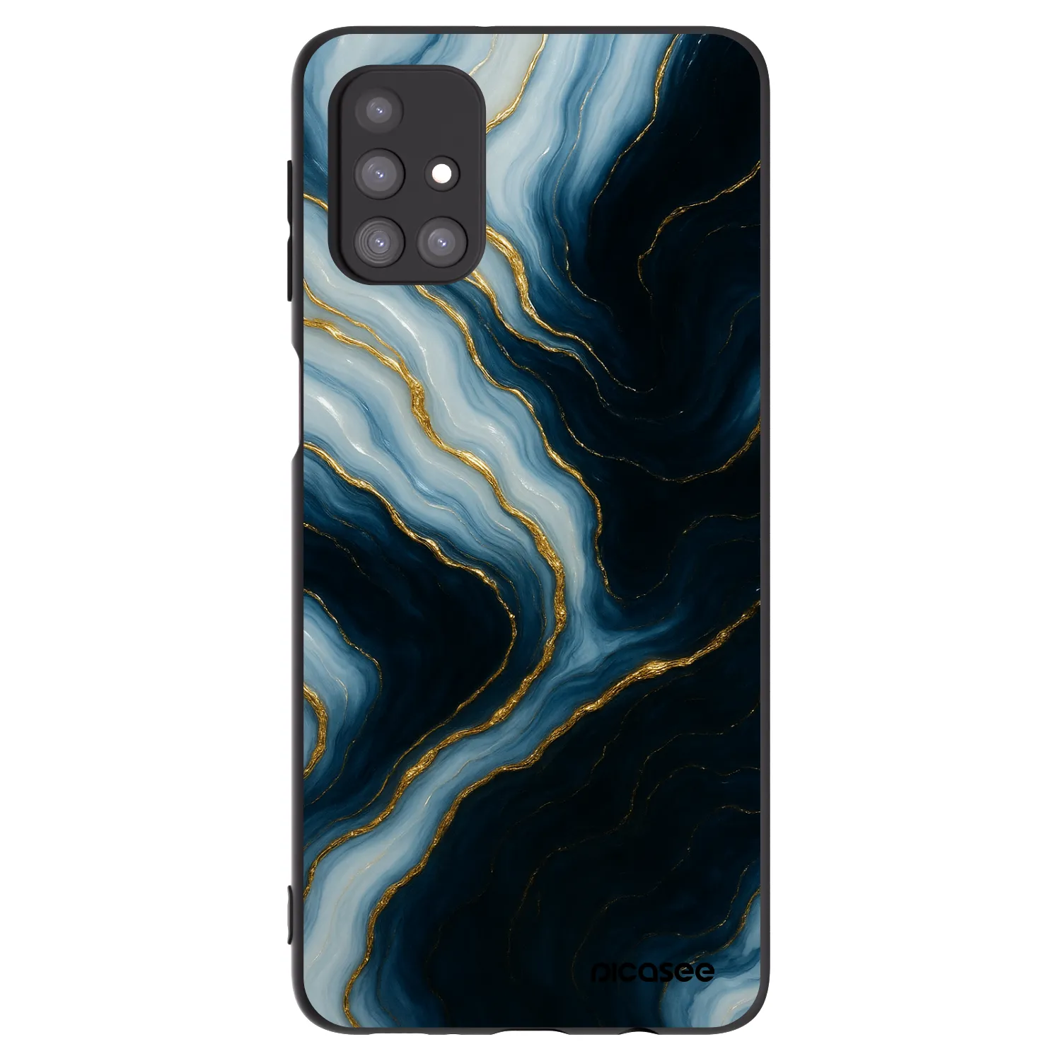 Picasee husă neagră din silicon pentru Samsung Galaxy M31s - Luna