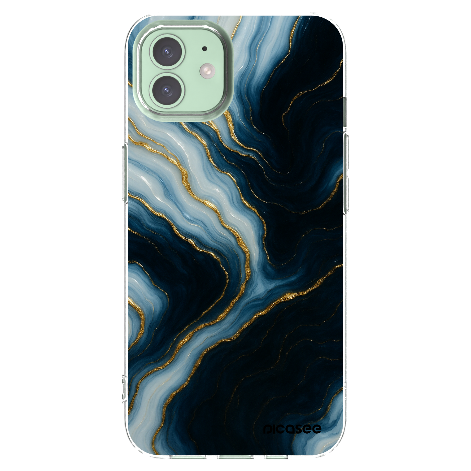 Picasee husă transparentă din silicon pentru Apple iPhone 12 Pro - Luna