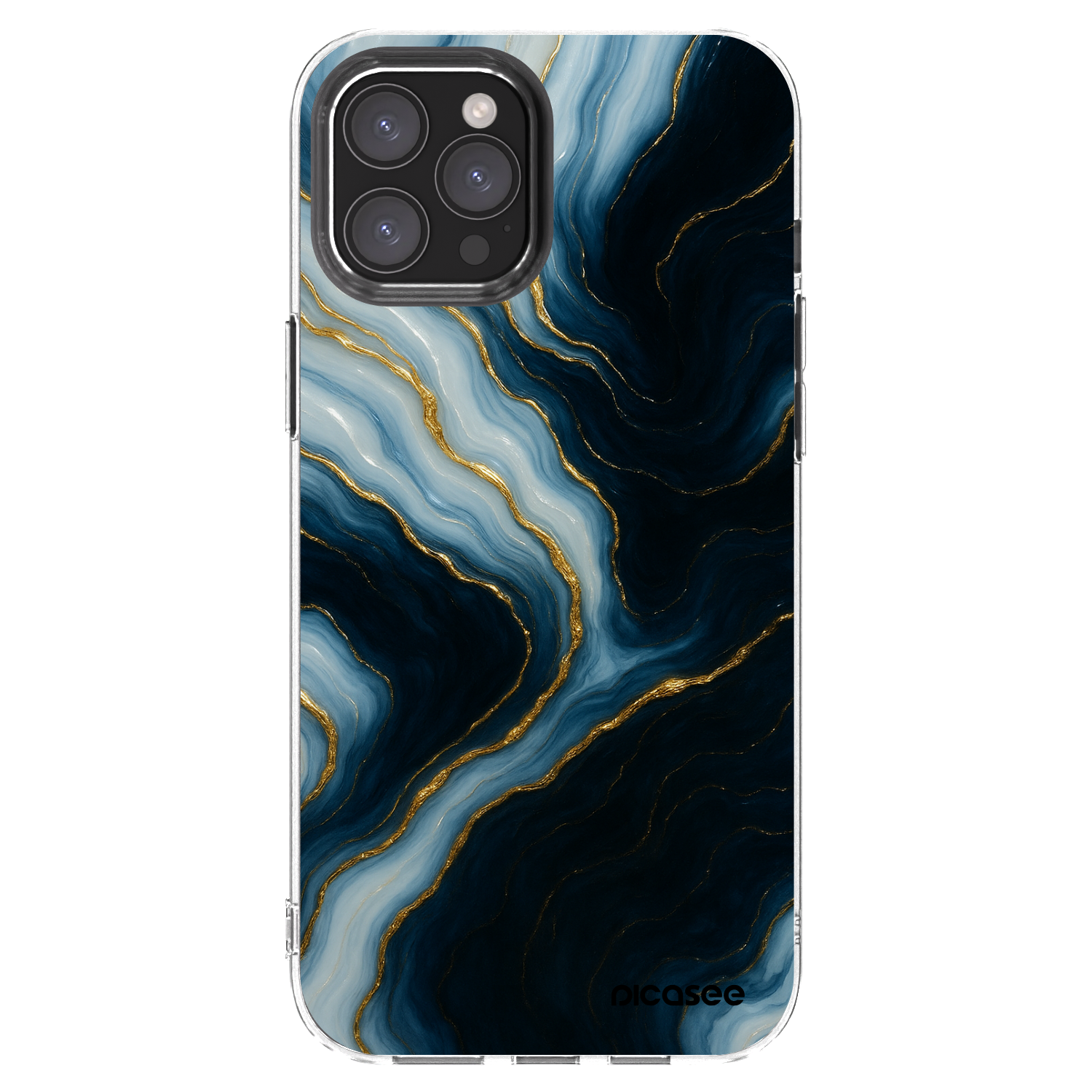 Picasee husă transparentă din silicon pentru Apple iPhone 12 Pro Max - Luna