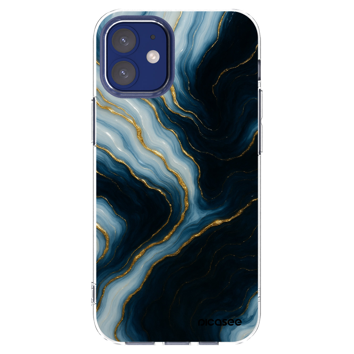 Picasee husă transparentă din silicon pentru Apple iPhone 12 mini - Luna