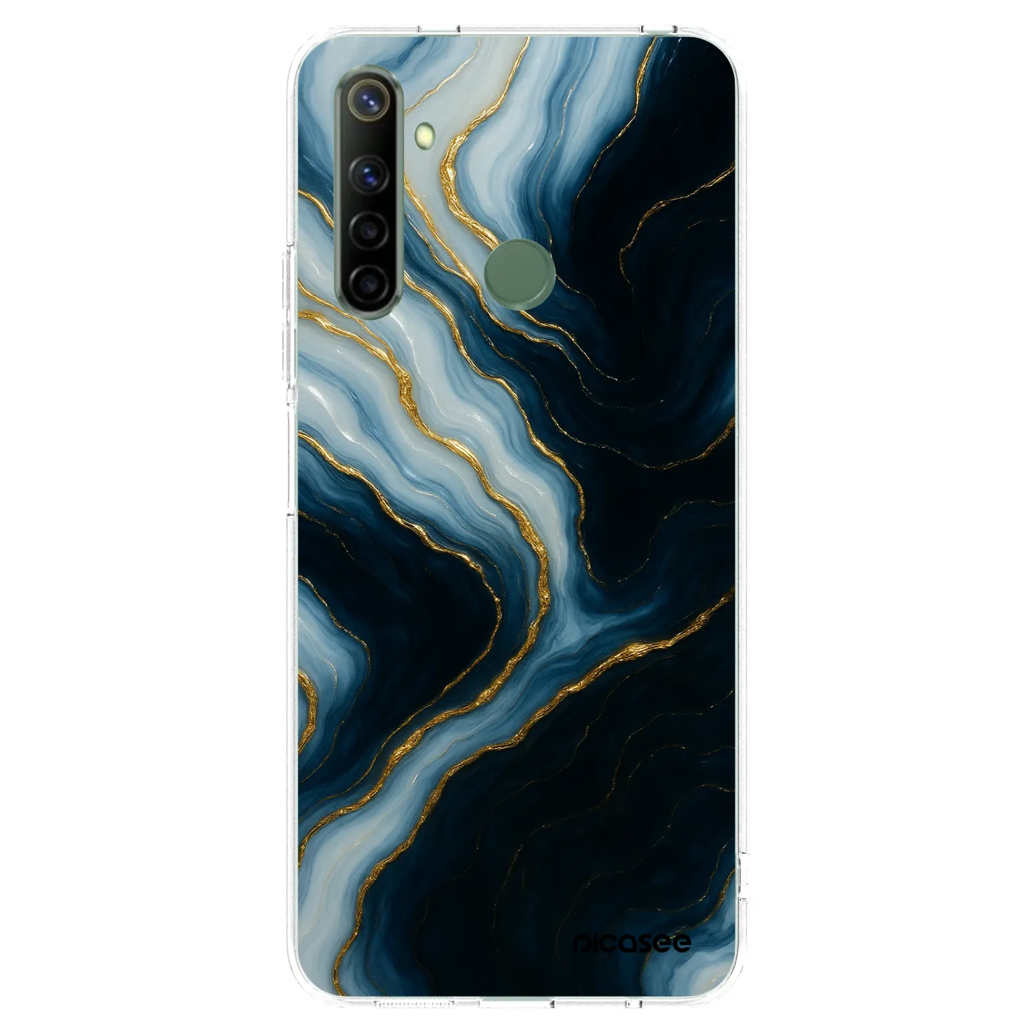 Picasee husă transparentă din silicon pentru Realme 6i - Luna
